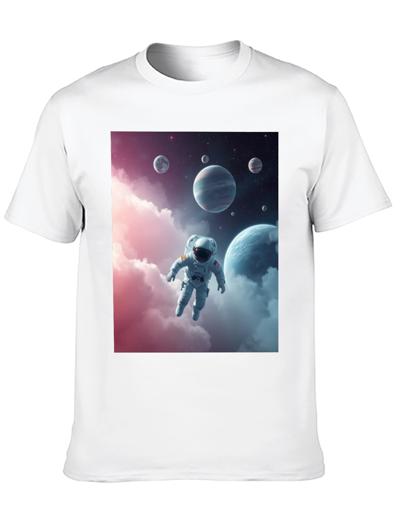 Astronaut in Space Graphic Tee