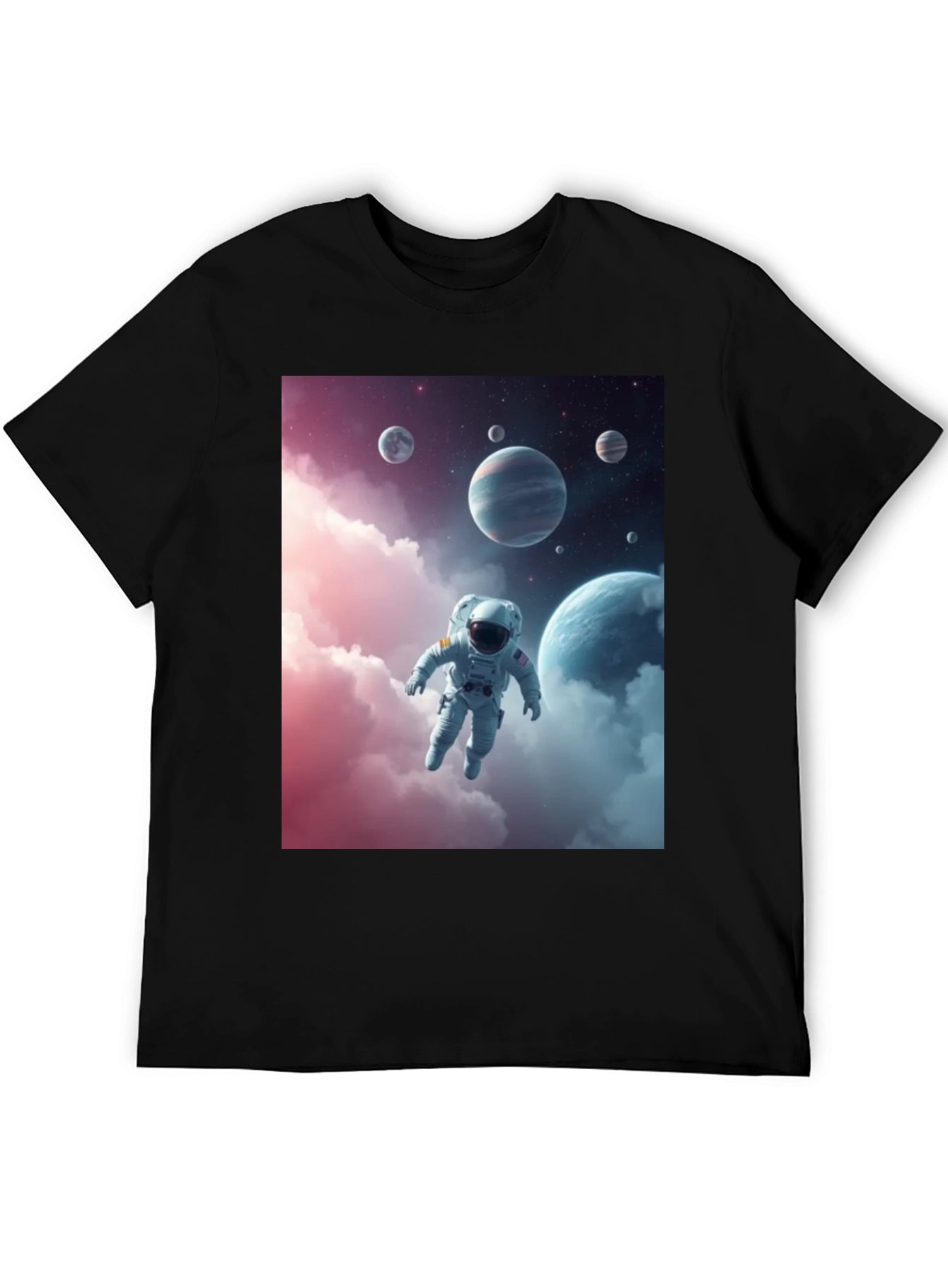 Astronaut in Space Graphic Tee