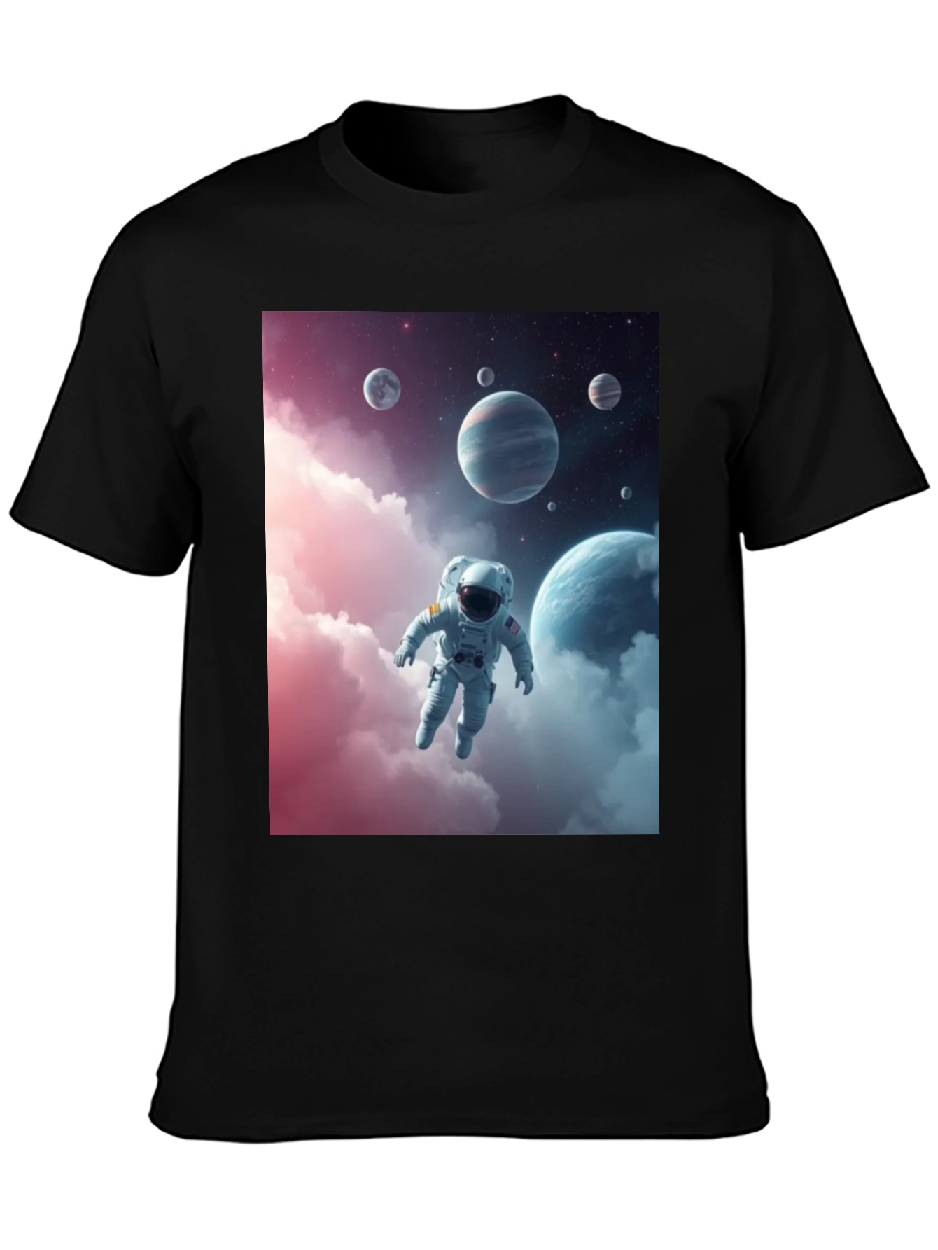Astronaut in Space Graphic Tee