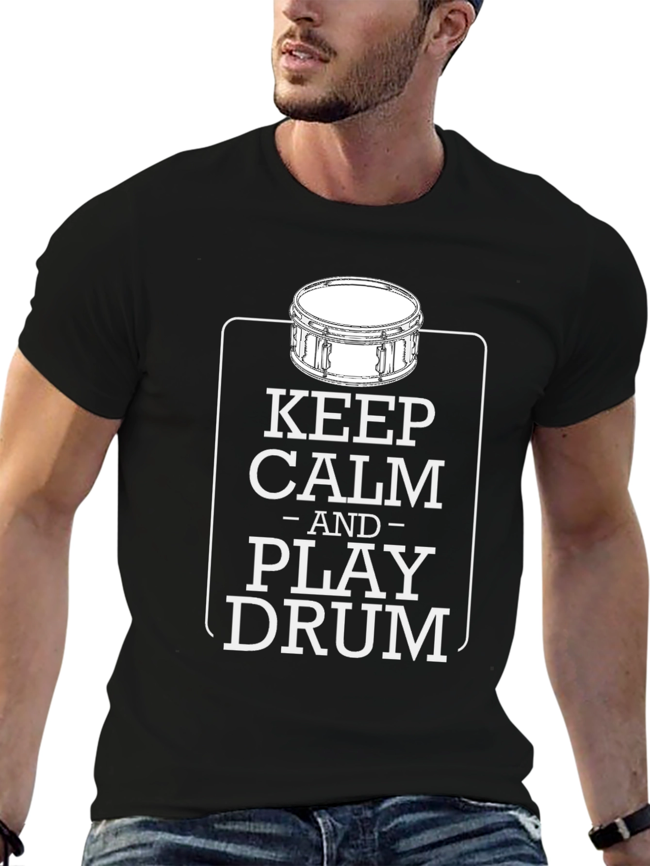 Keep Calm and Play Drum T-Shirt