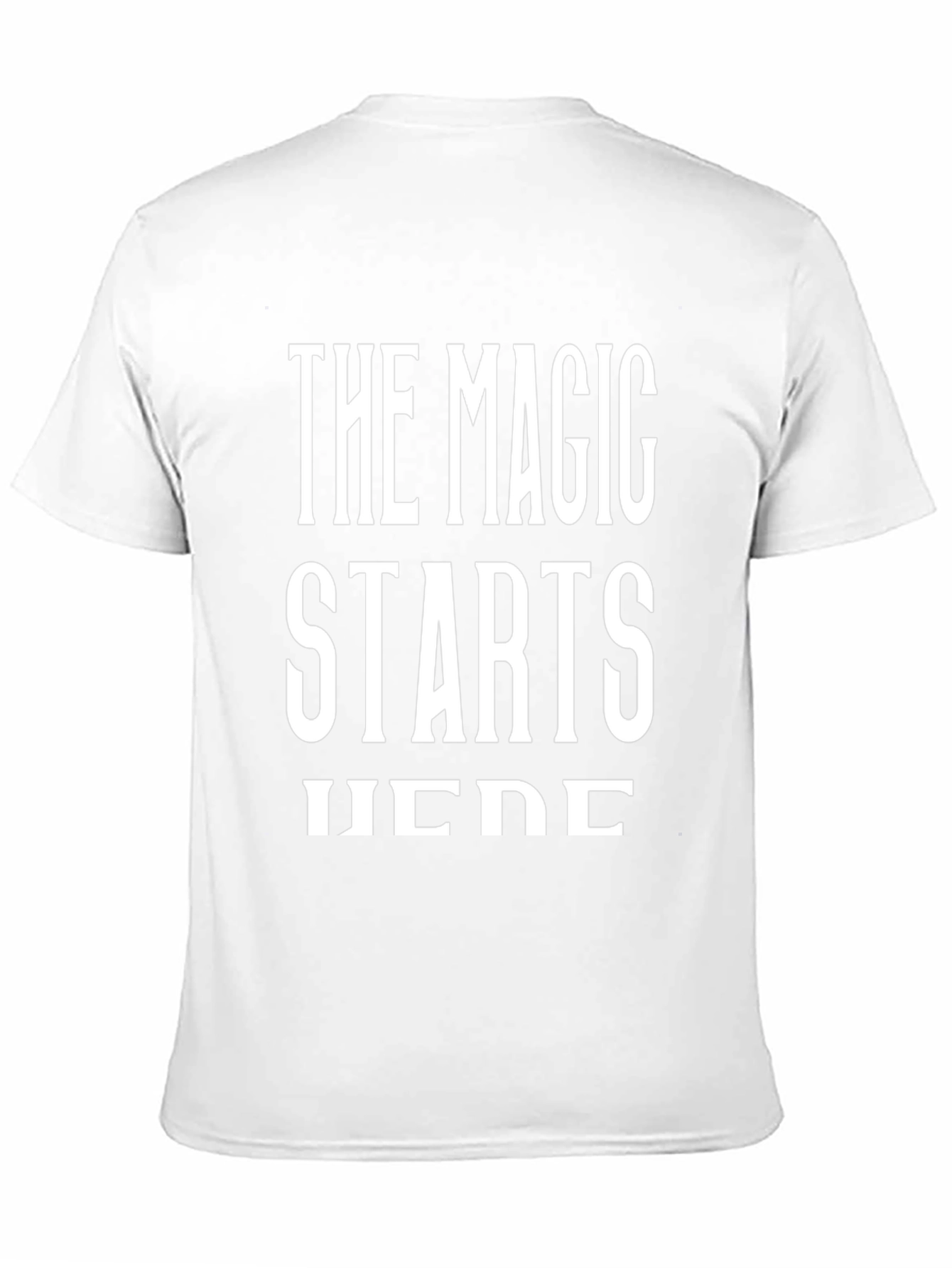 The Magic Starts Here Black T-Shirt
