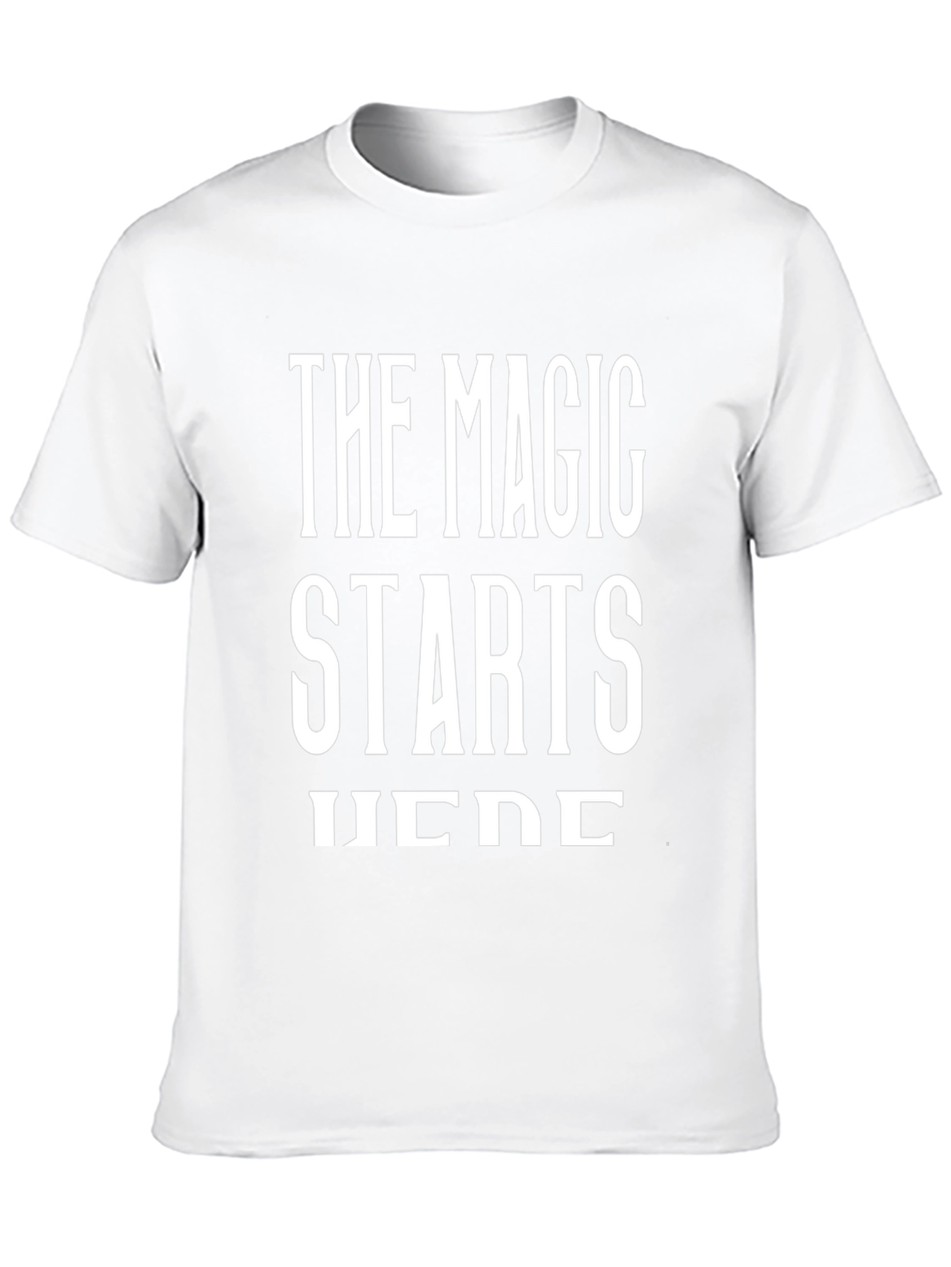 The Magic Starts Here Black T-Shirt