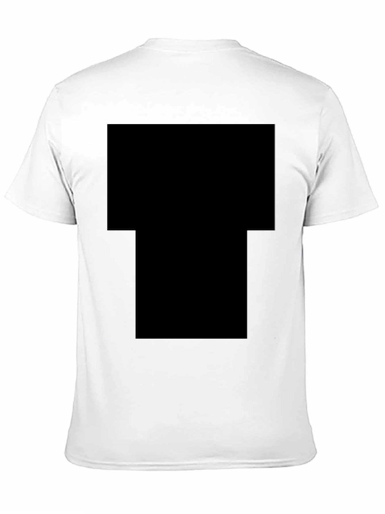 Classic Black Cotton Crew Neck T-Shirt