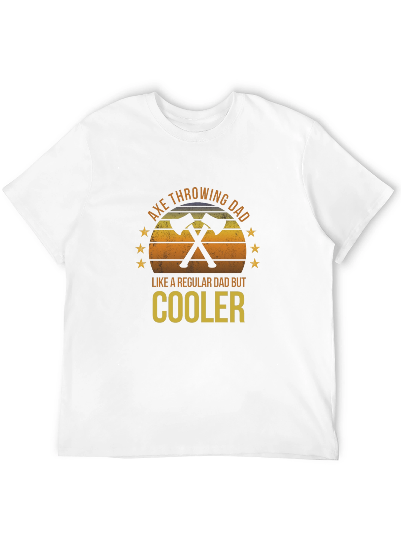 Axe Throwing Dad T-Shirt - Regular Dad But Cooler