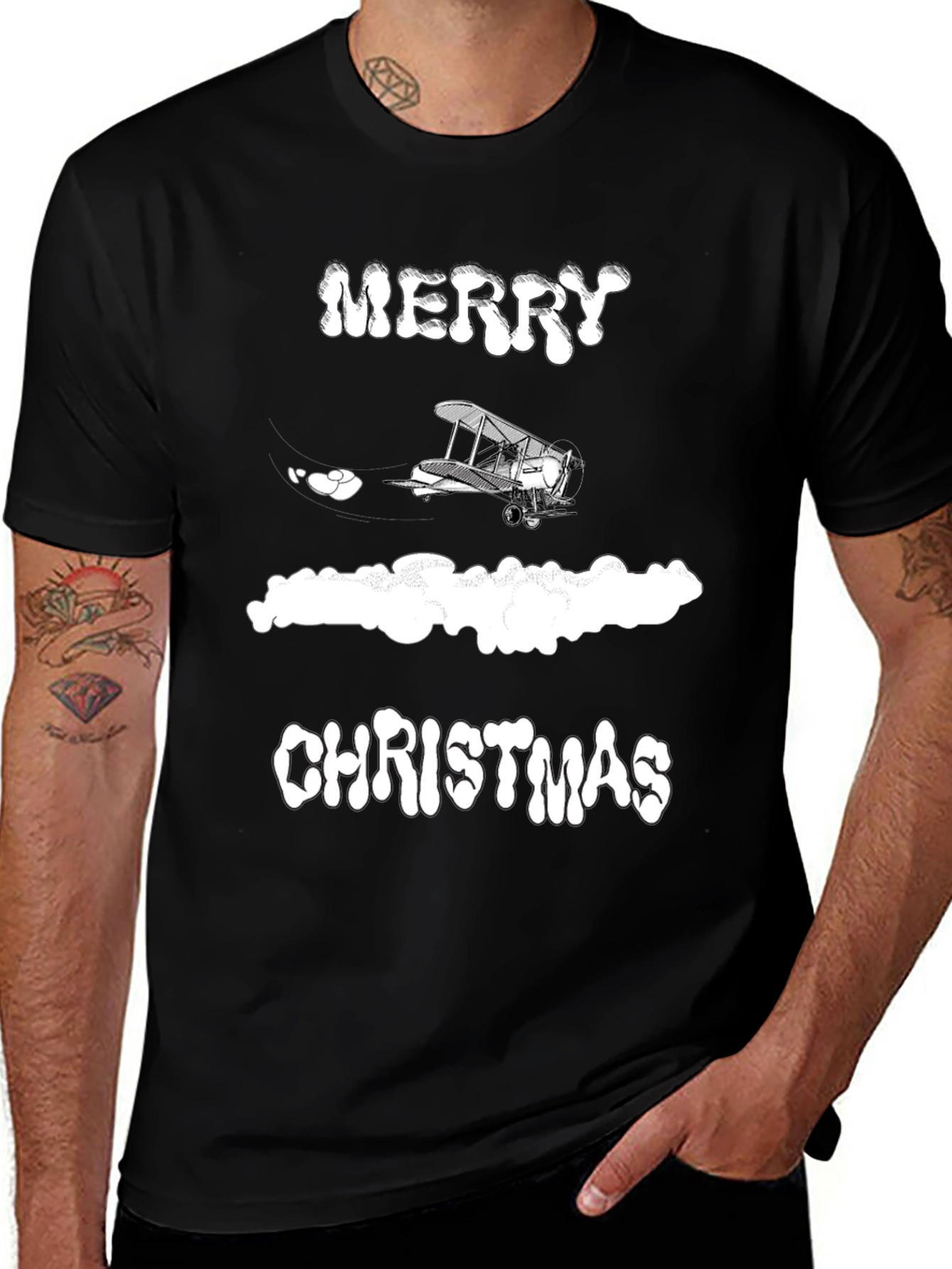 Merry Christmas Airplane T-Shirt
