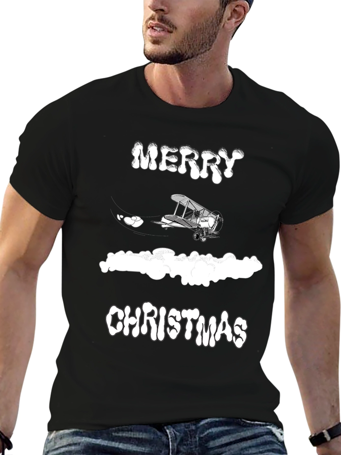 Merry Christmas Airplane T-Shirt