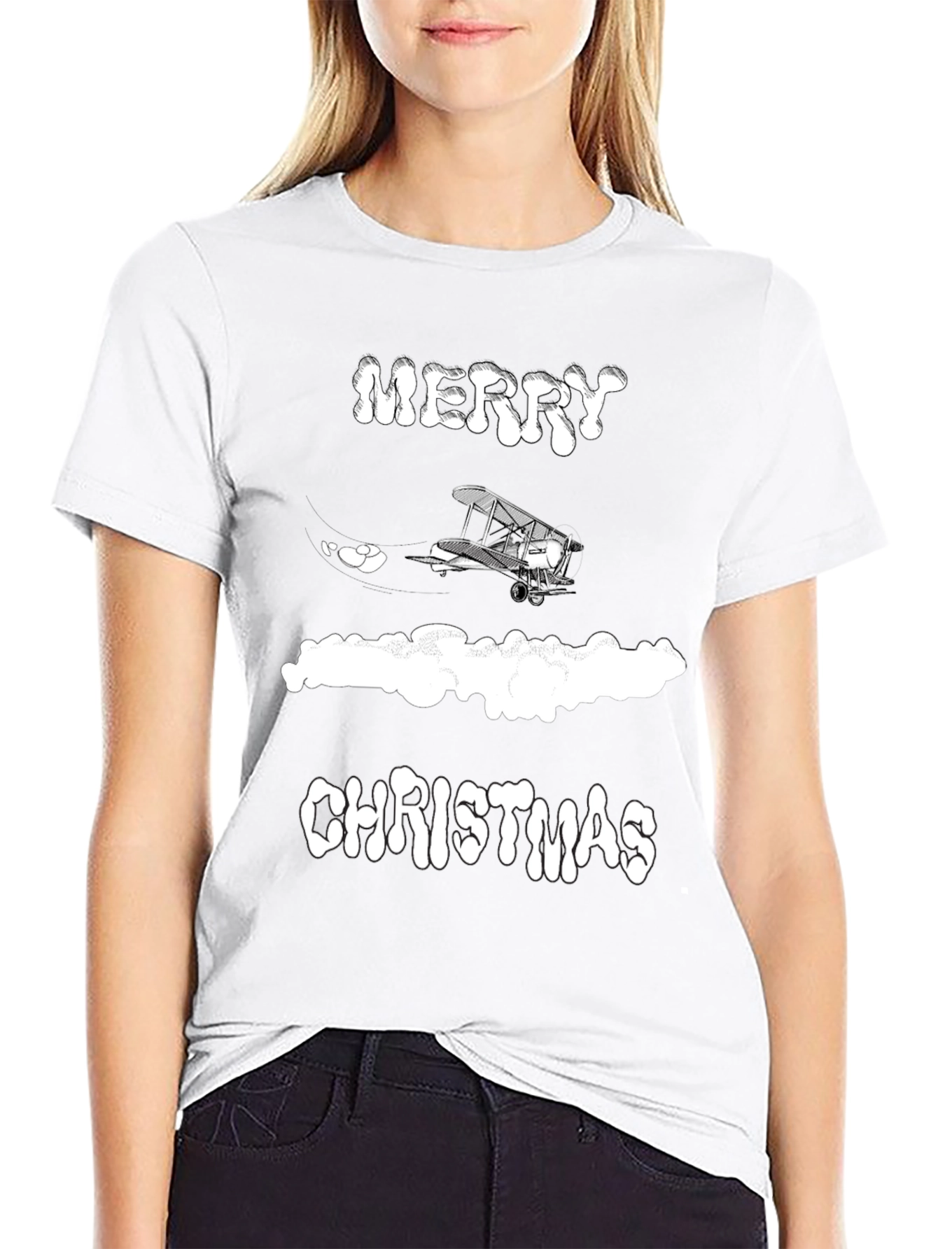 Merry Christmas Airplane T-Shirt