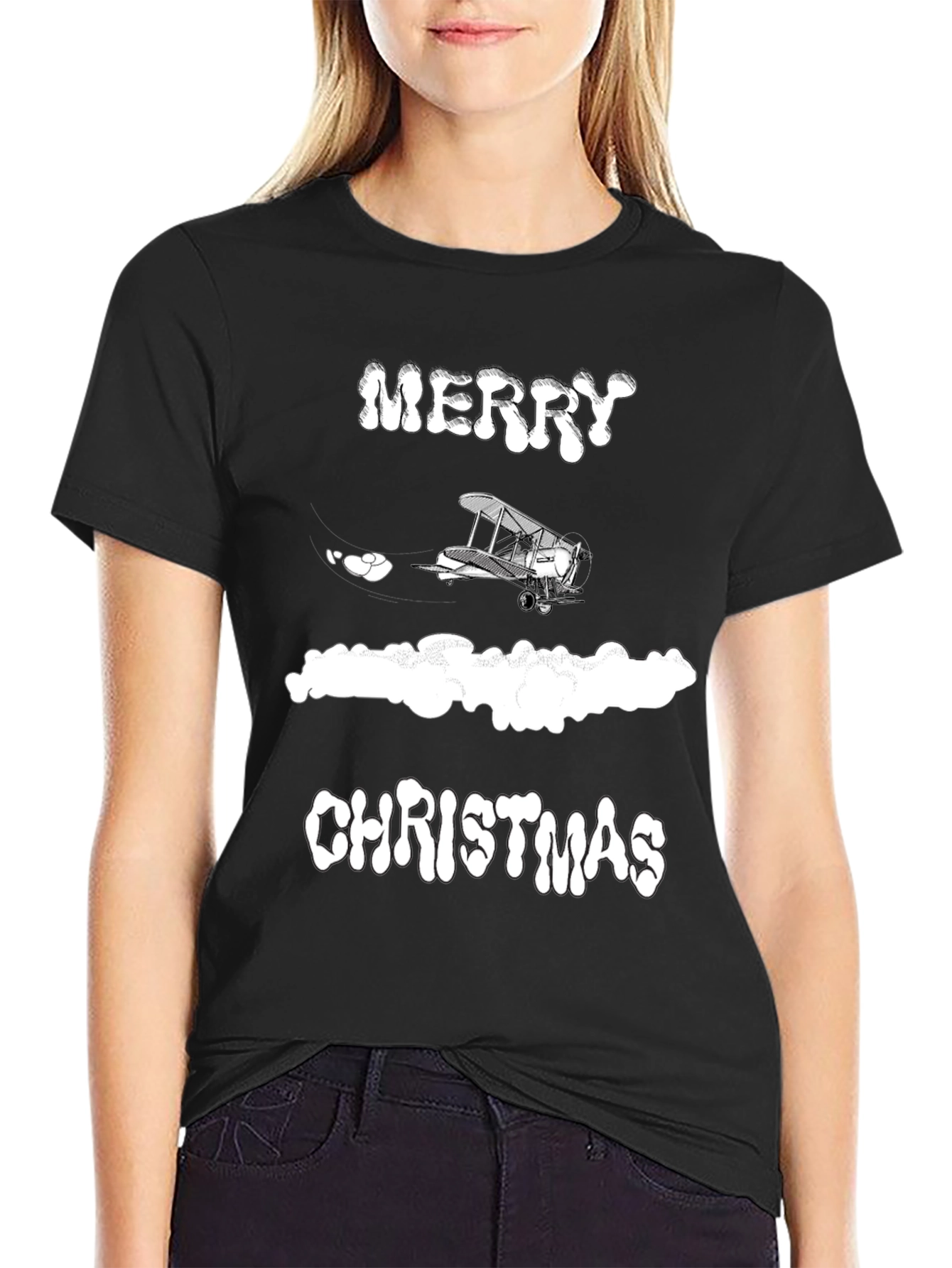 Merry Christmas Airplane T-Shirt
