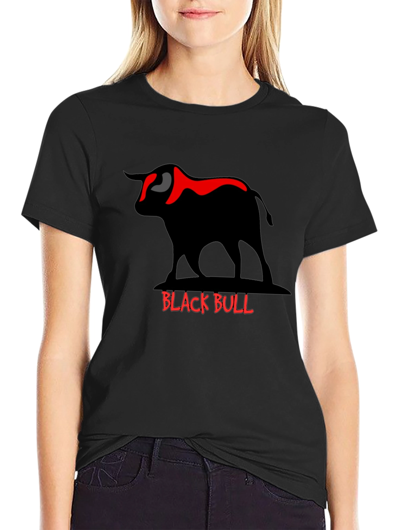 Black Bull Graphic Tee - Stylish & Bold
