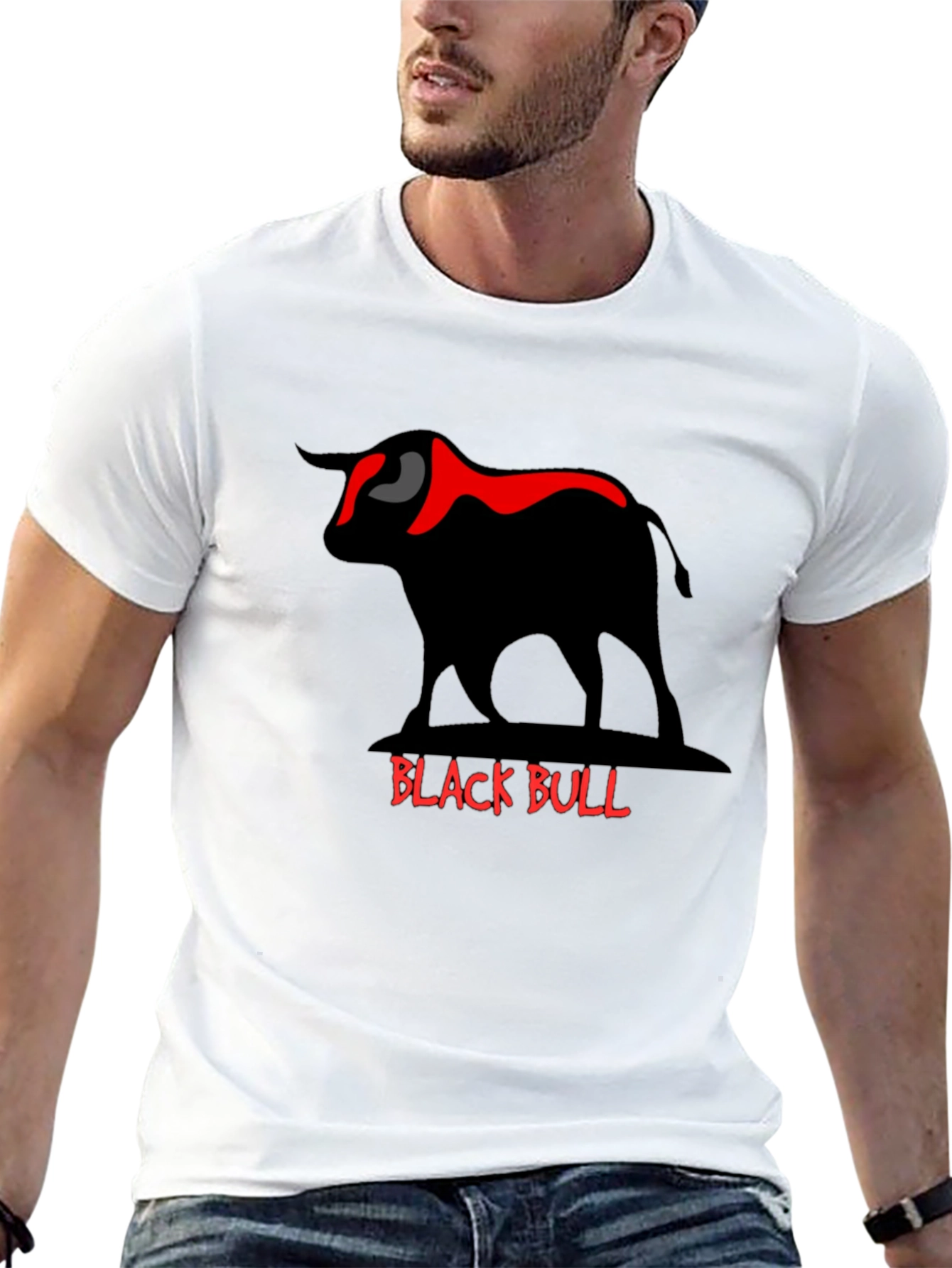 Black Bull Graphic Tee - Stylish & Bold
