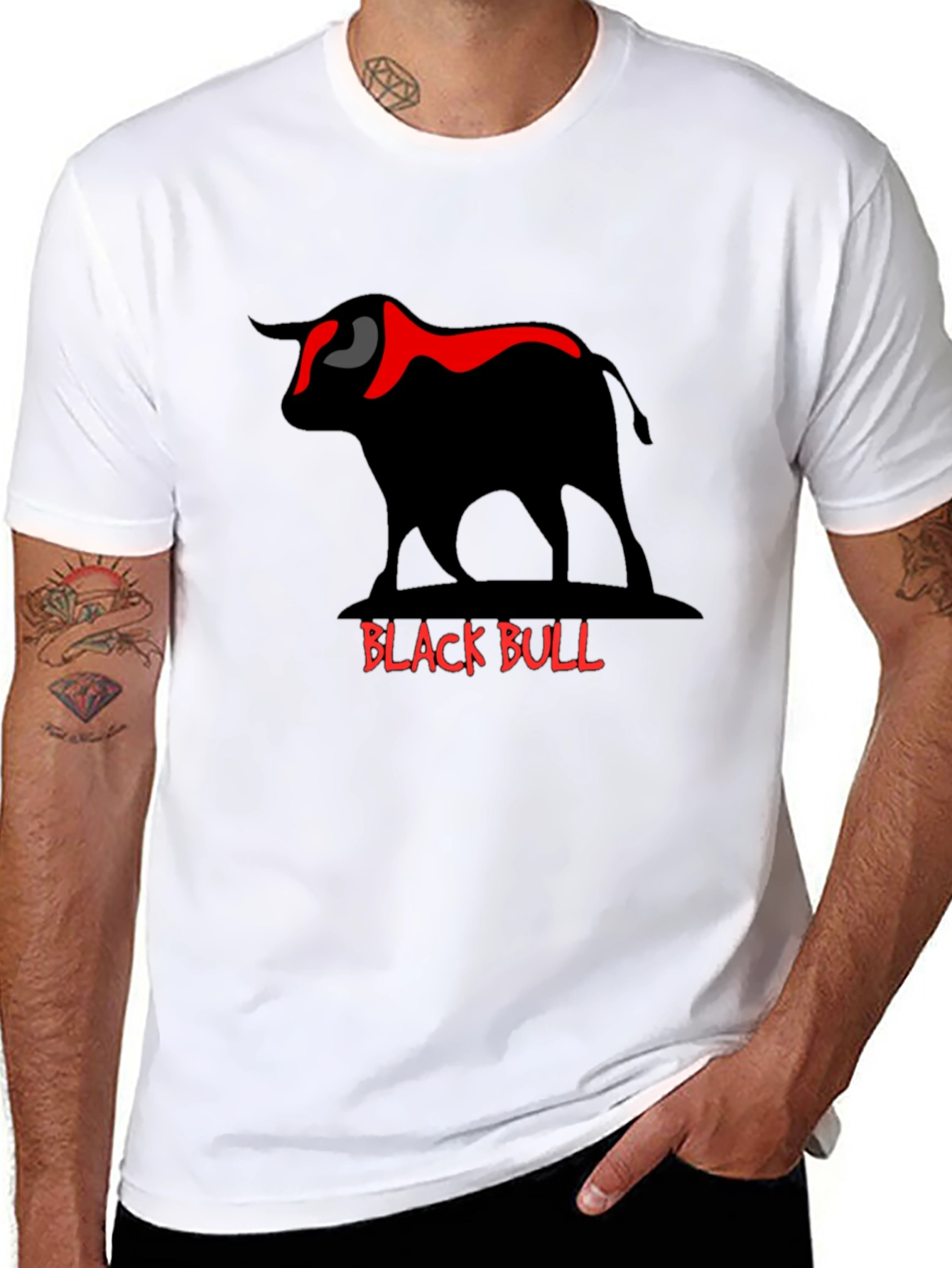 Black Bull Graphic Tee - Stylish & Bold
