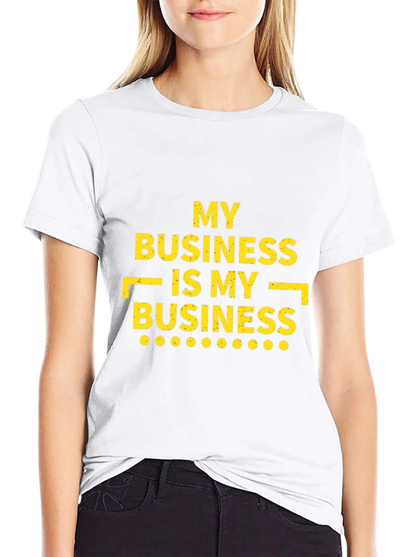 My Business T-Shirt - Black Casual Tee