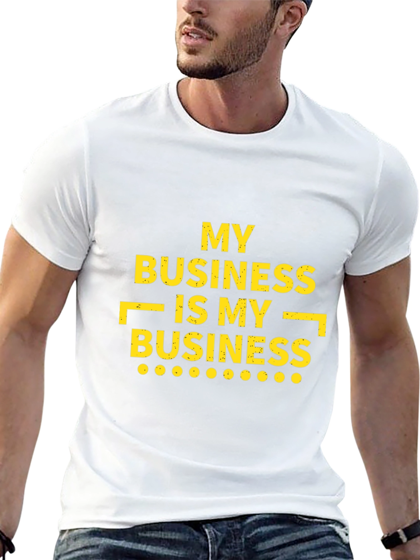My Business T-Shirt - Black Casual Tee