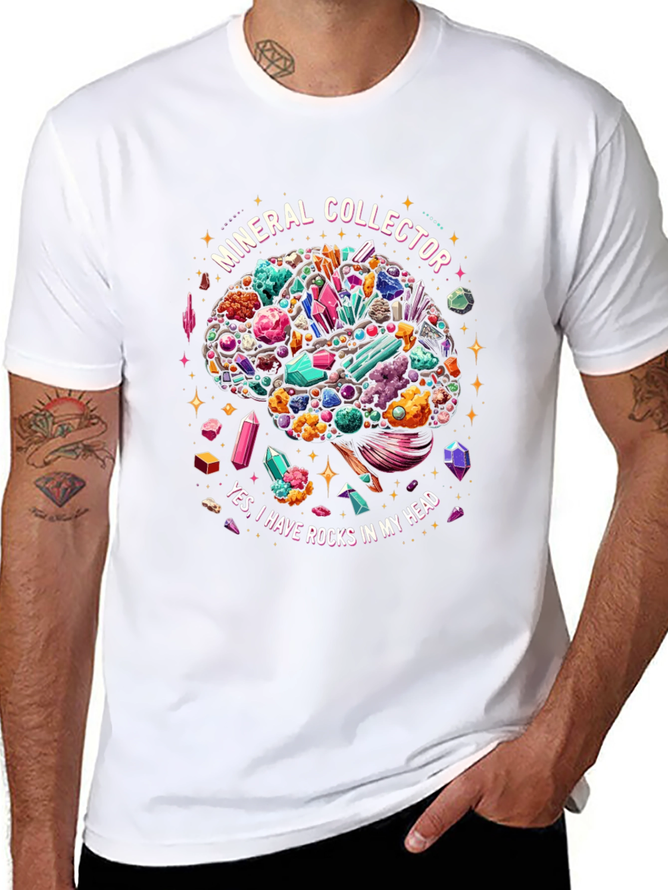 Mineral Collector T-Shirt - Rocks in My Head