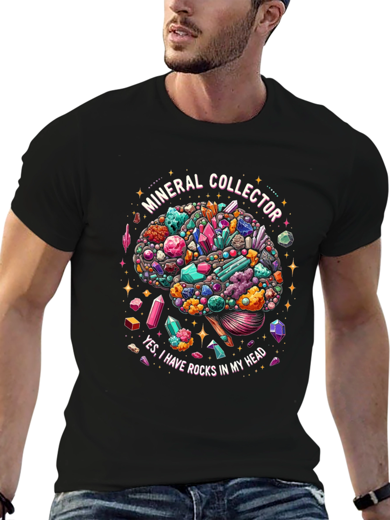 Mineral Collector T-Shirt - Rocks in My Head