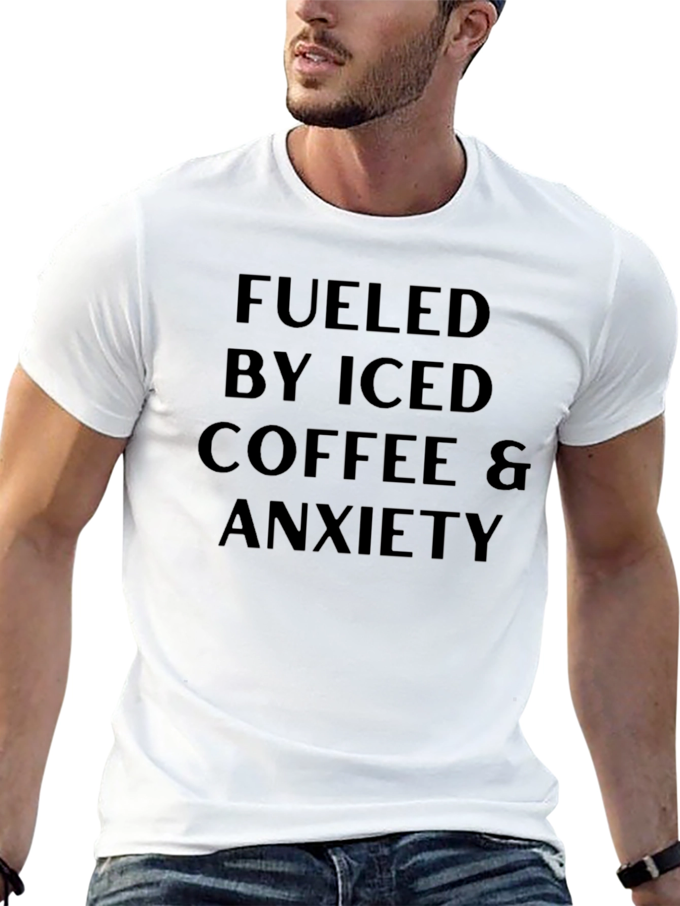 Fueled By Iced Coffee & Anxiety T-Shirt