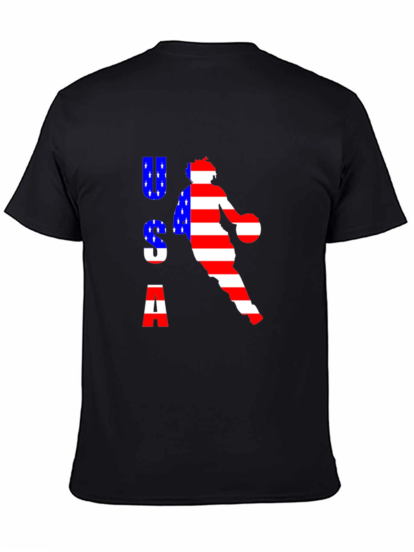 USA Basketball Graphic Tee - Patriotic Style