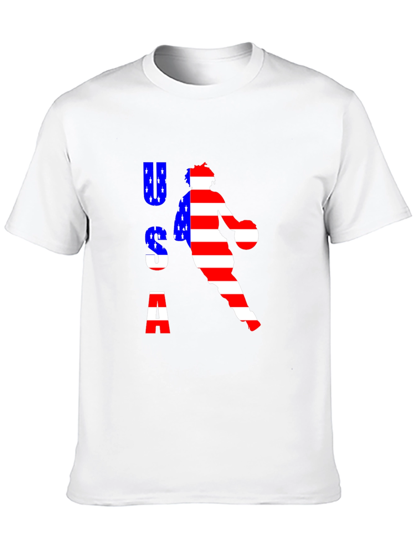 USA Basketball Graphic Tee - Patriotic Style
