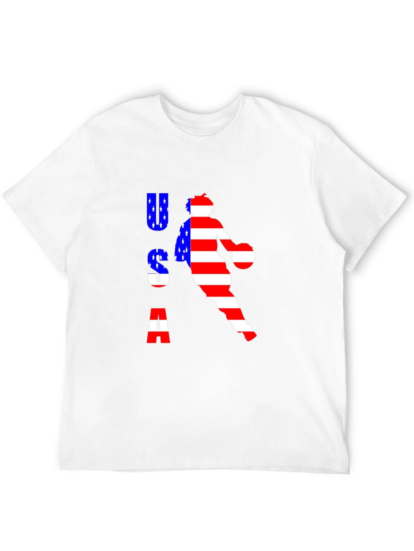 USA Basketball Graphic Tee - Patriotic Style