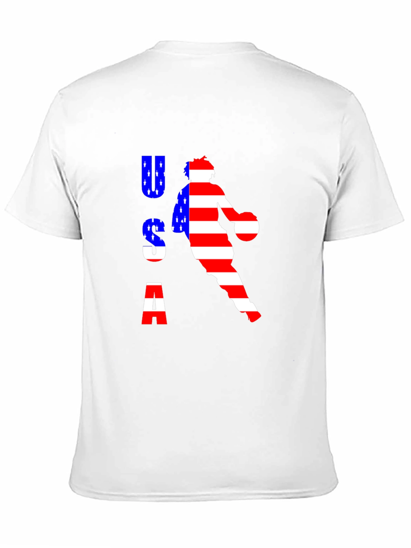 USA Basketball Graphic Tee - Patriotic Style