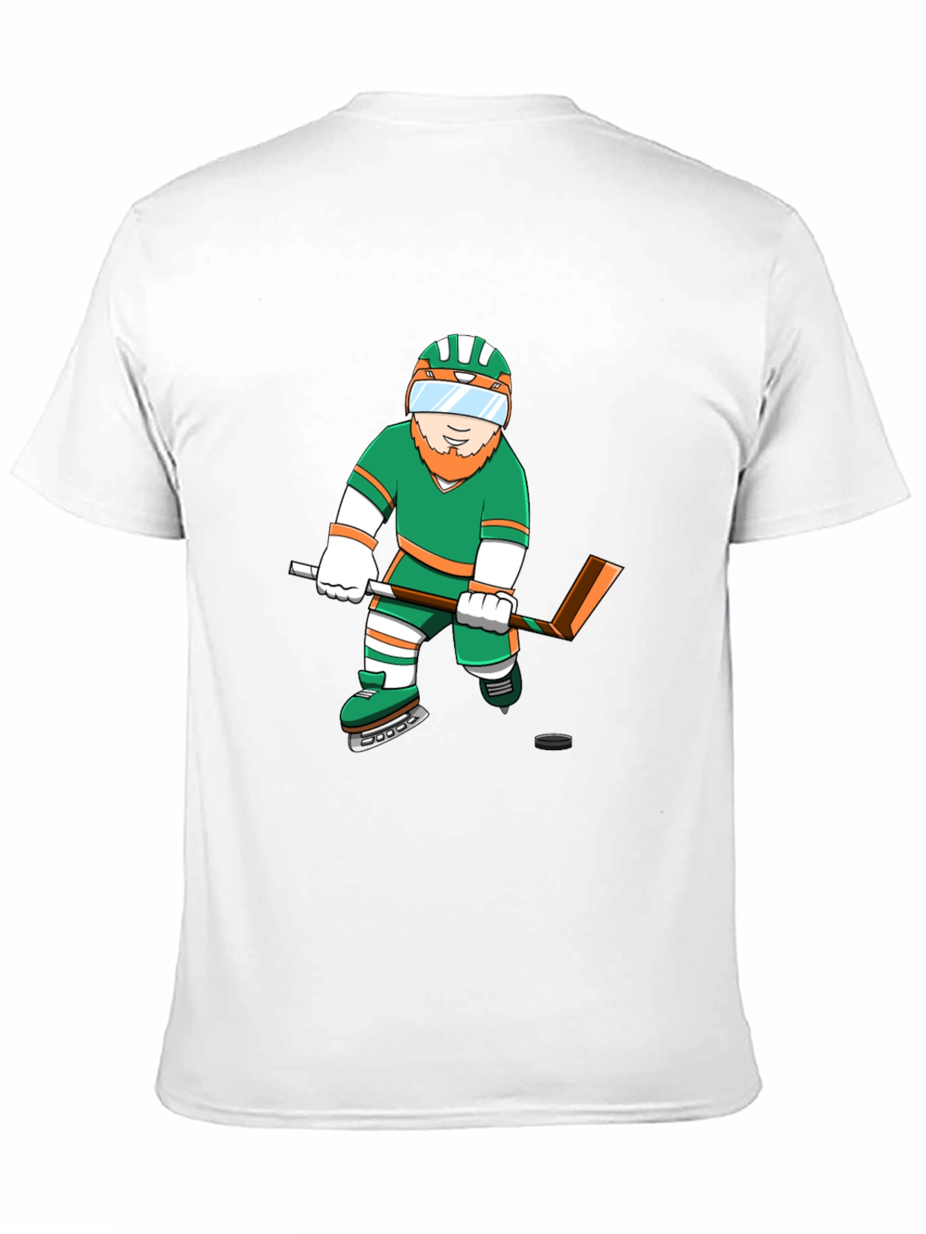 Leprechaun Hockey Graphic Tee - Black T-Shirt