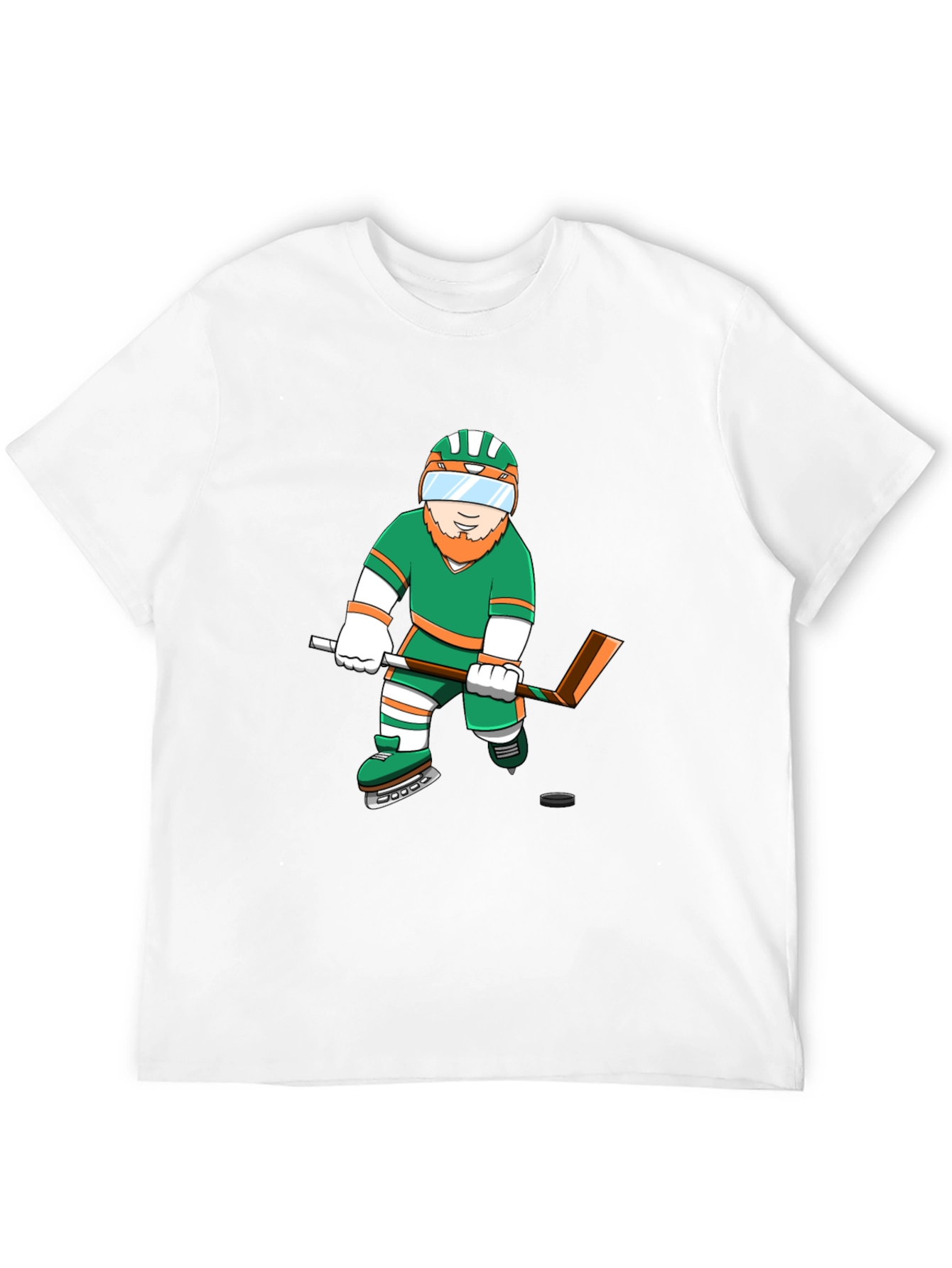 Leprechaun Hockey Graphic Tee - Black T-Shirt