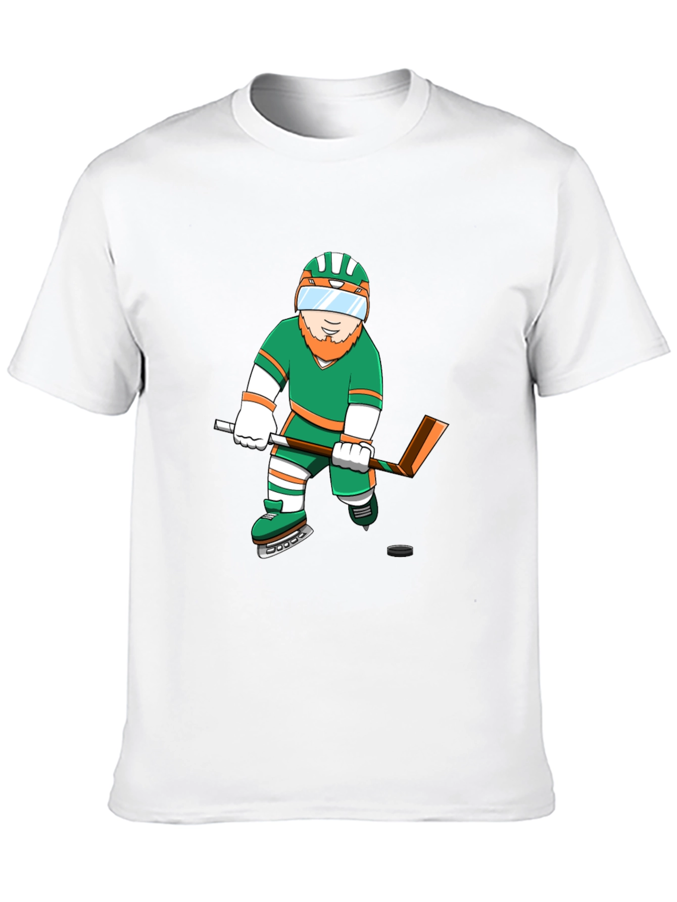 Leprechaun Hockey Graphic Tee - Black T-Shirt