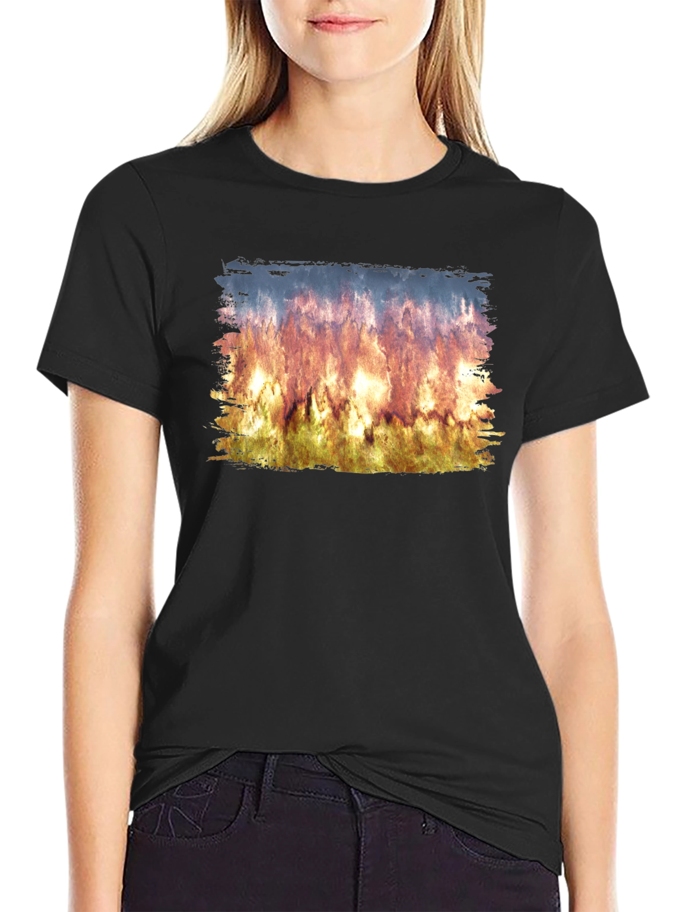 Flame Artwork T-Shirt