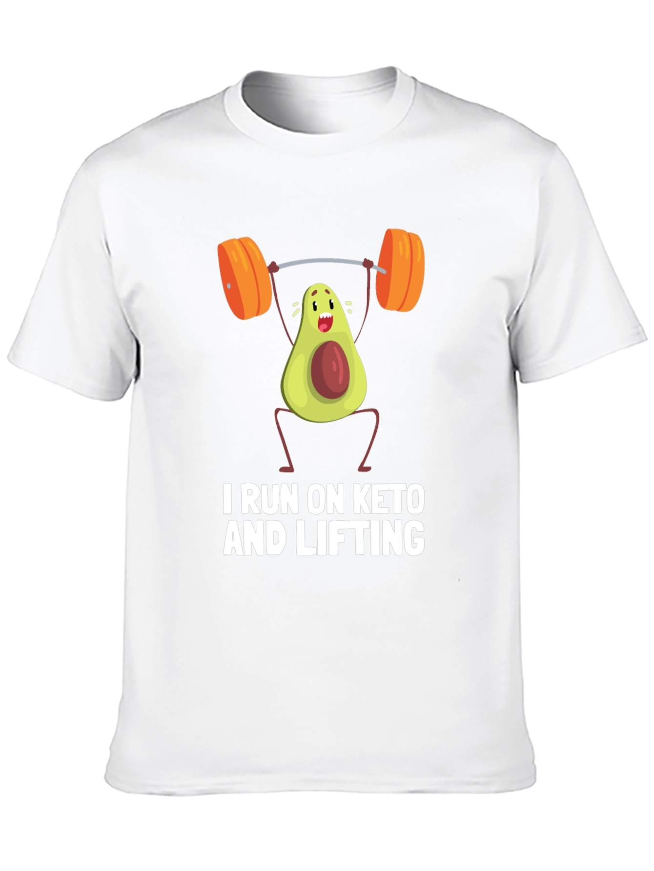 Keto & Lifting Avocado Workout T-Shirt