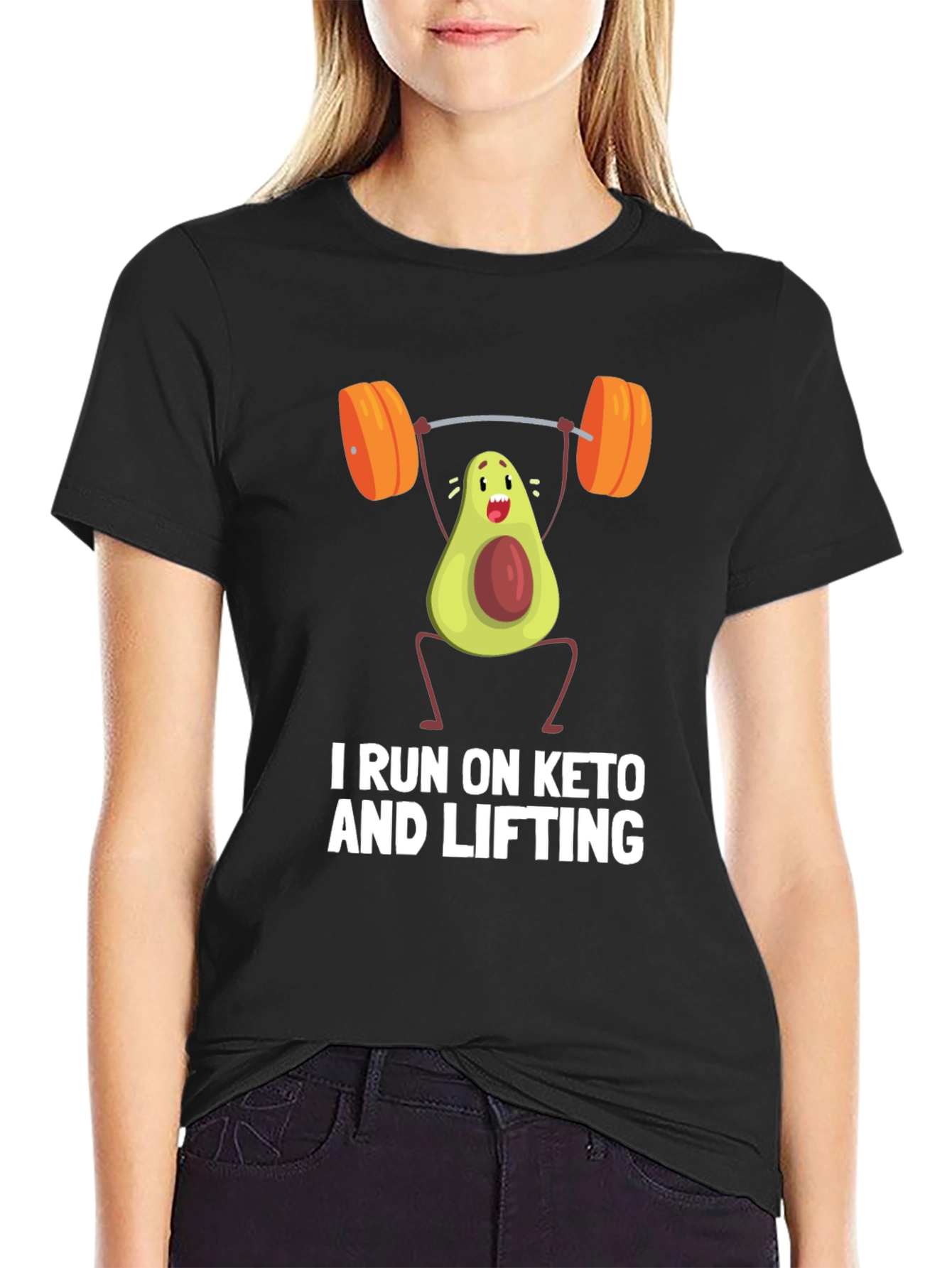 Keto & Lifting Avocado Workout T-Shirt