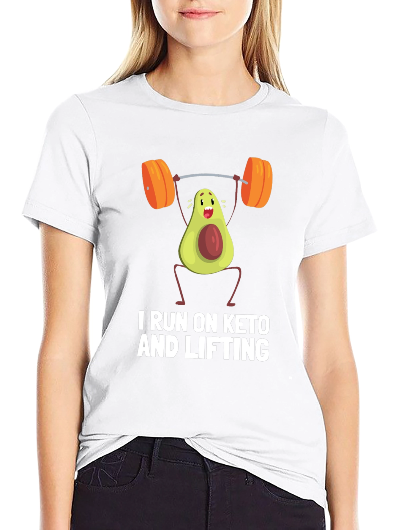 Keto & Lifting Avocado Workout T-Shirt