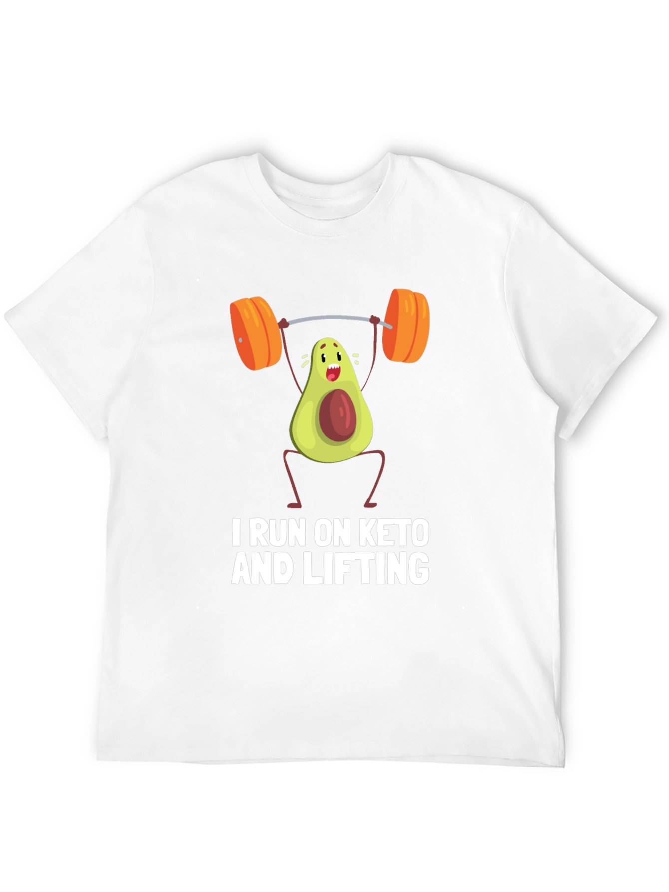 Keto & Lifting Avocado Workout T-Shirt