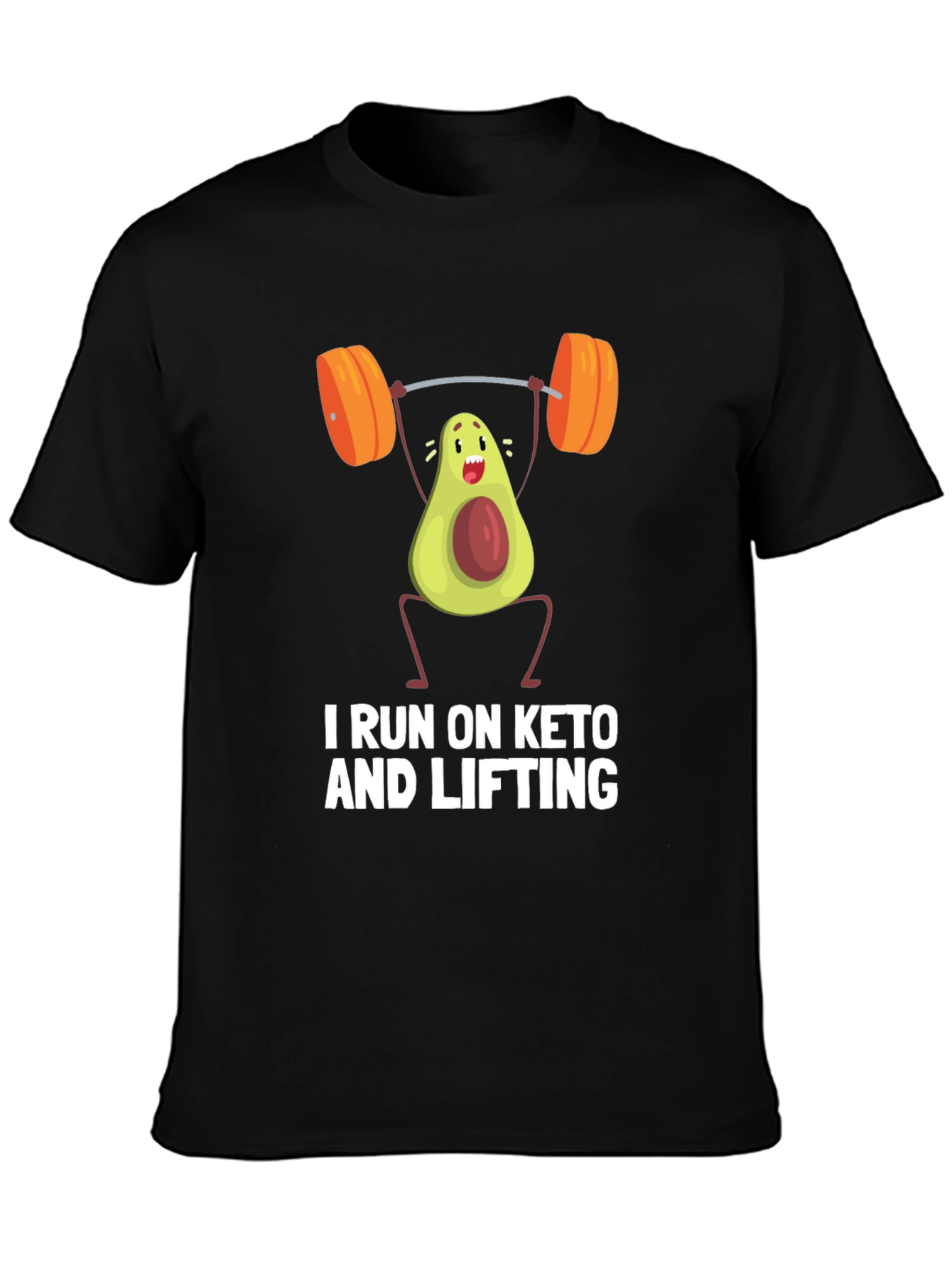 Keto & Lifting Avocado Workout T-Shirt