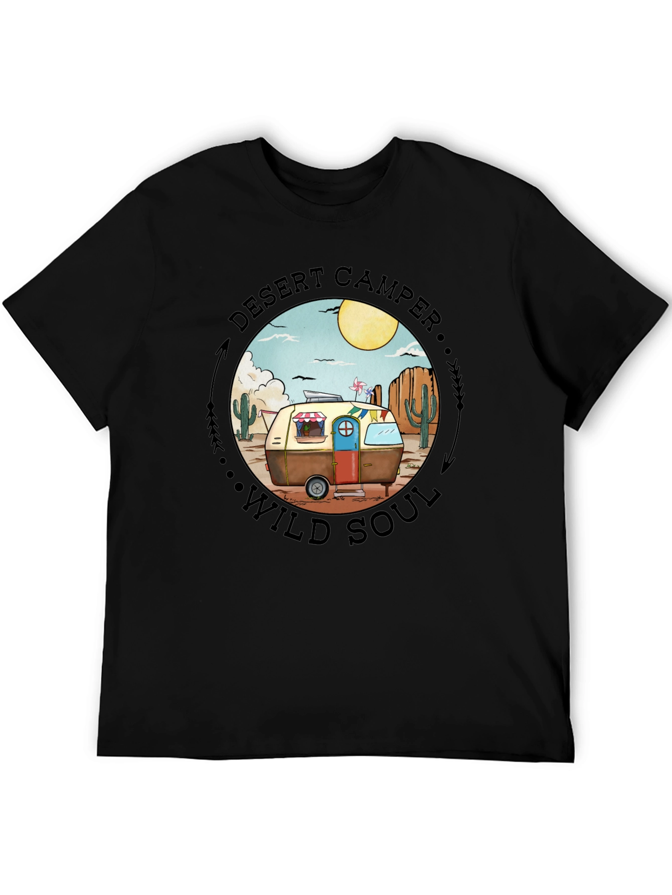 Desert Camper Wild Soul Graphic T-Shirt