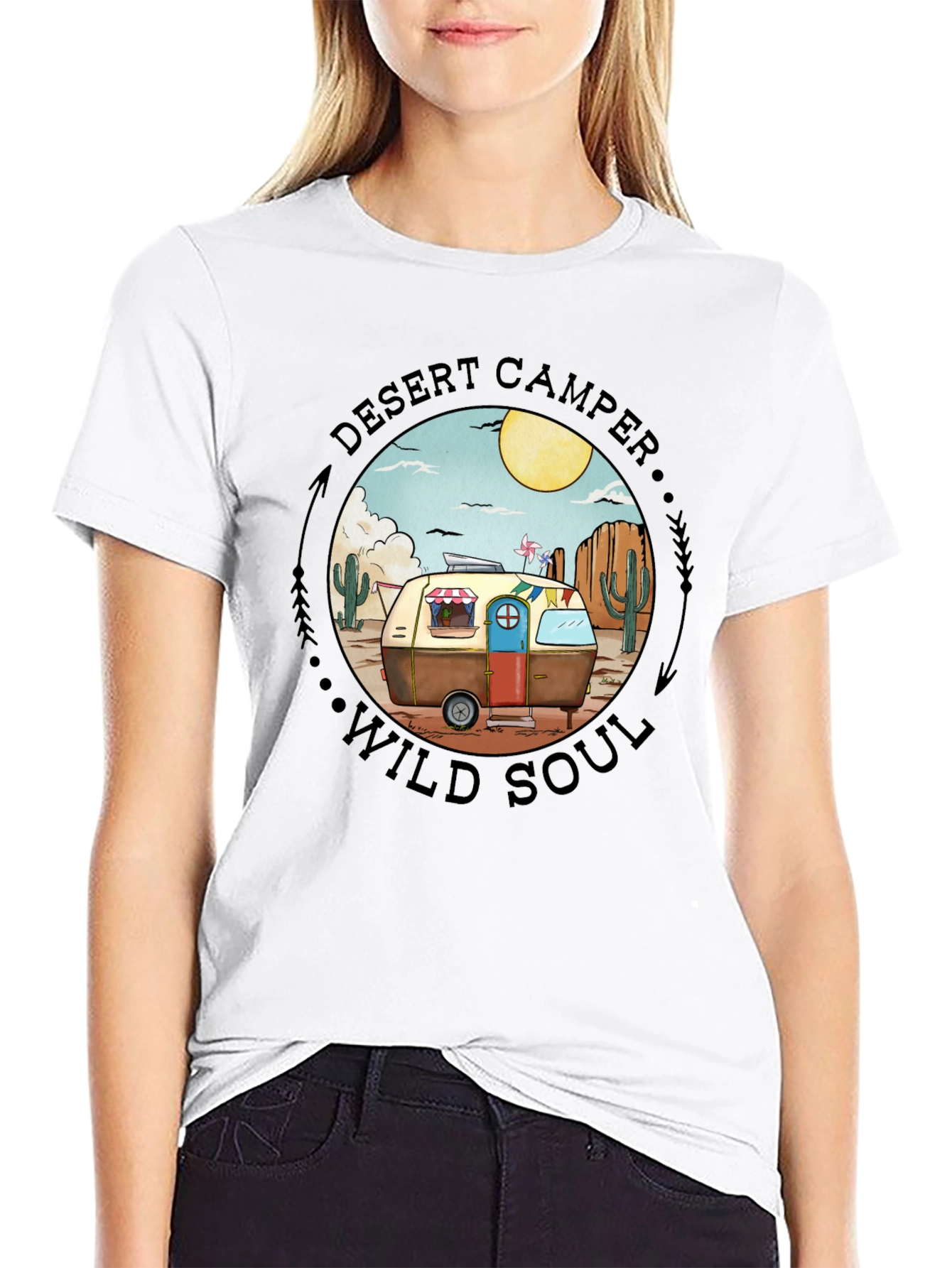 Desert Camper Wild Soul Graphic T-Shirt