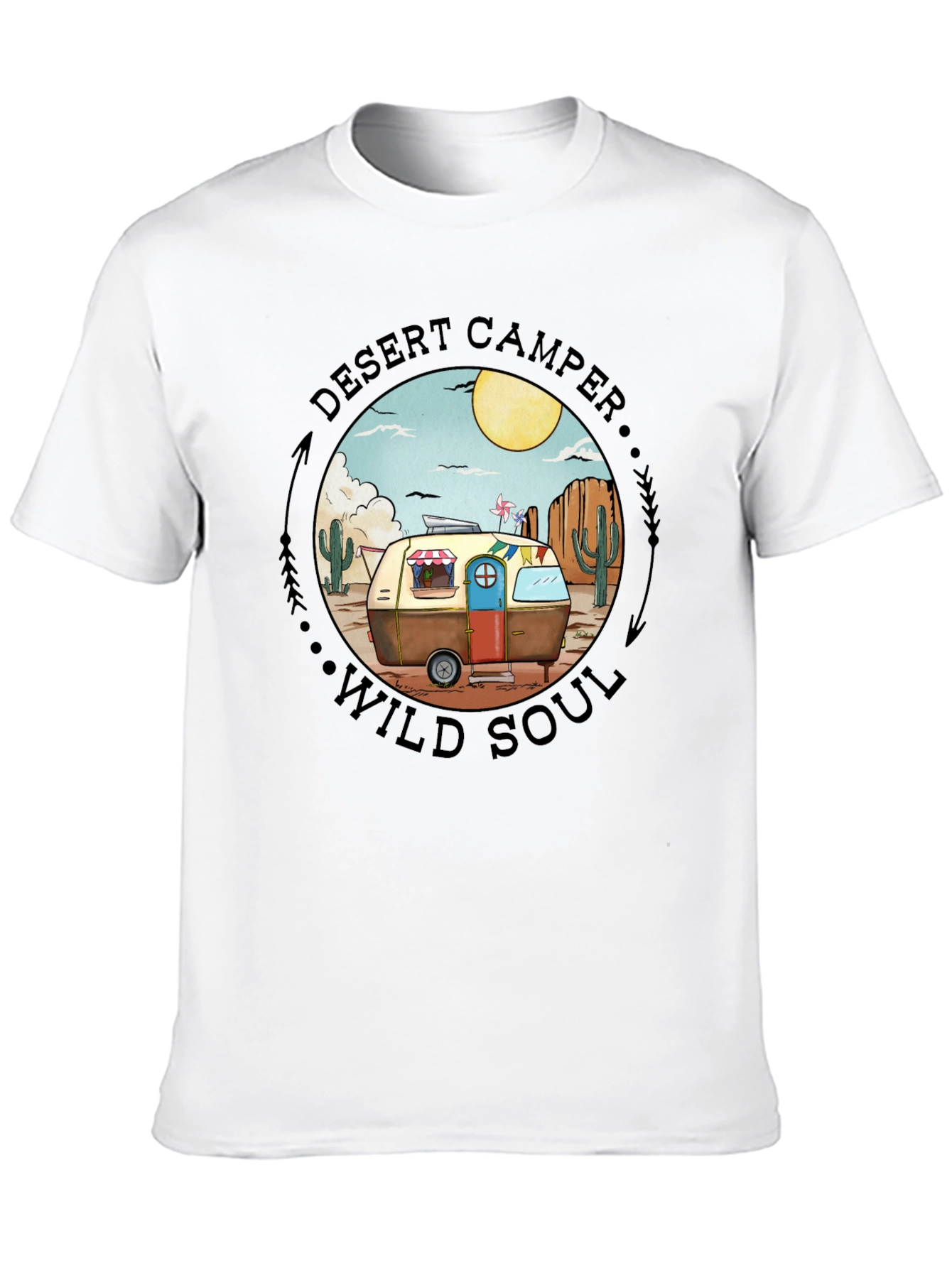 Desert Camper Wild Soul Graphic T-Shirt