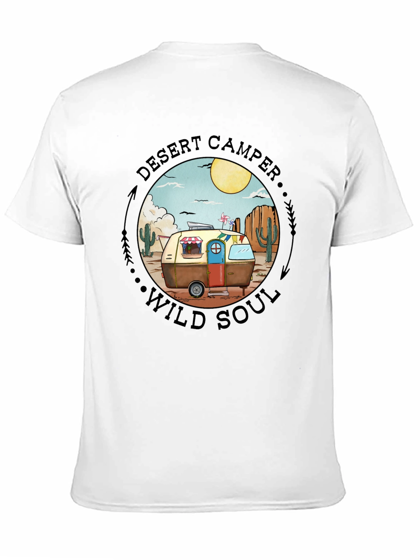 Desert Camper Wild Soul Graphic T-Shirt