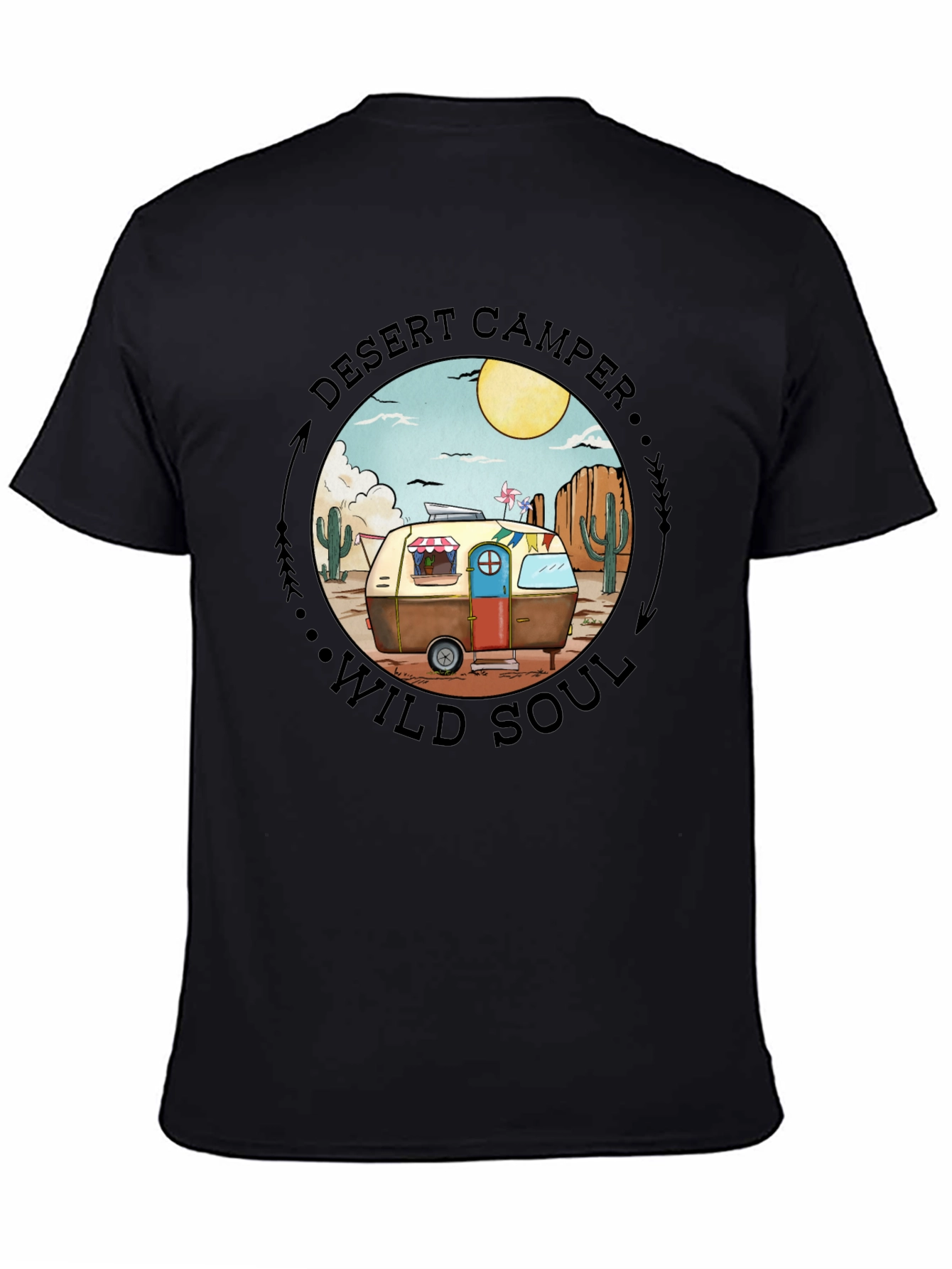 Desert Camper Wild Soul Graphic T-Shirt