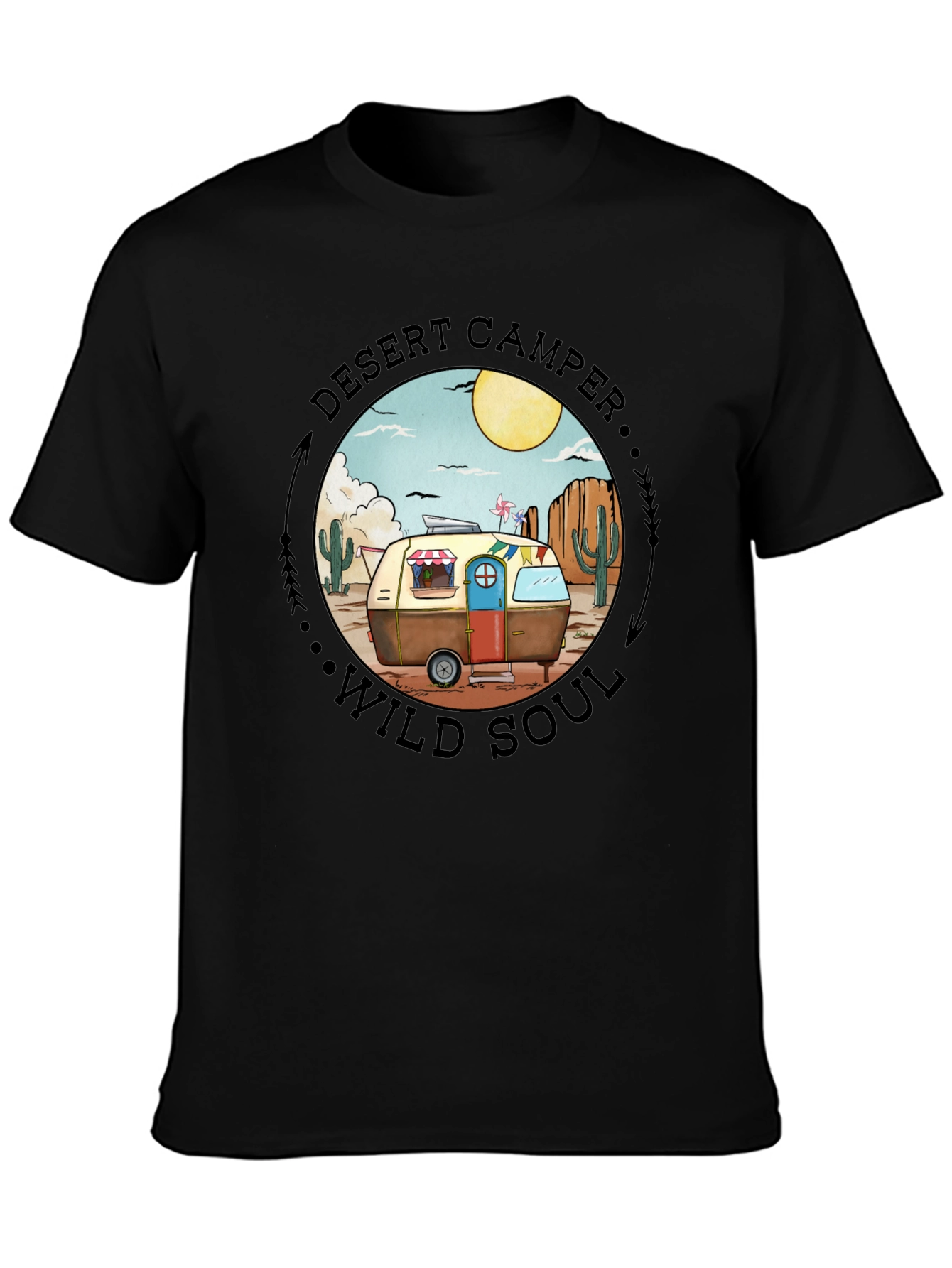 Desert Camper Wild Soul Graphic T-Shirt