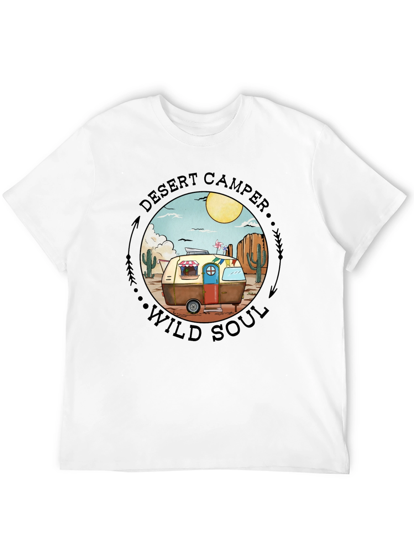 Desert Camper Wild Soul Graphic T-Shirt