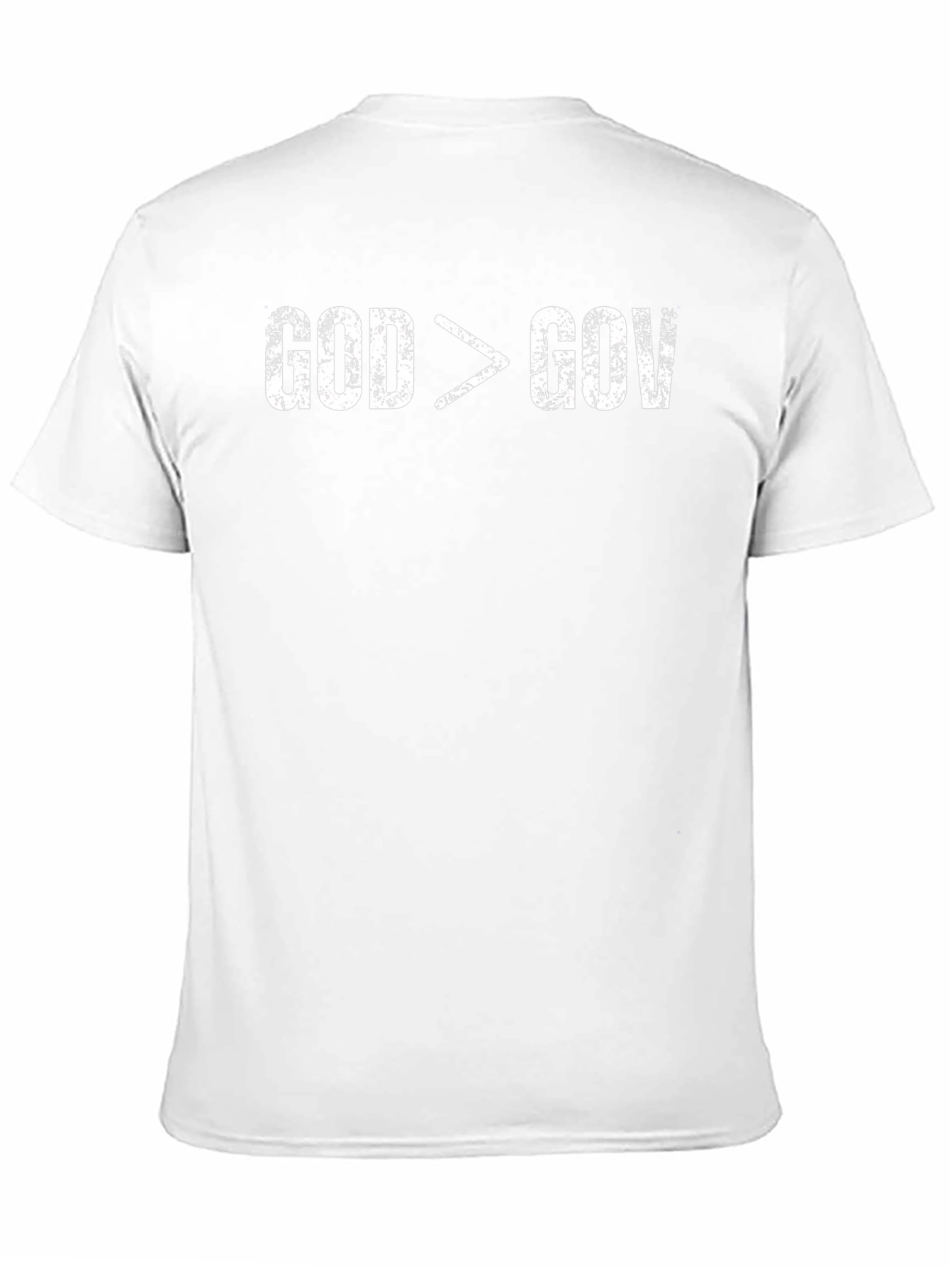 God is Greater Than Government Black T-Shirt