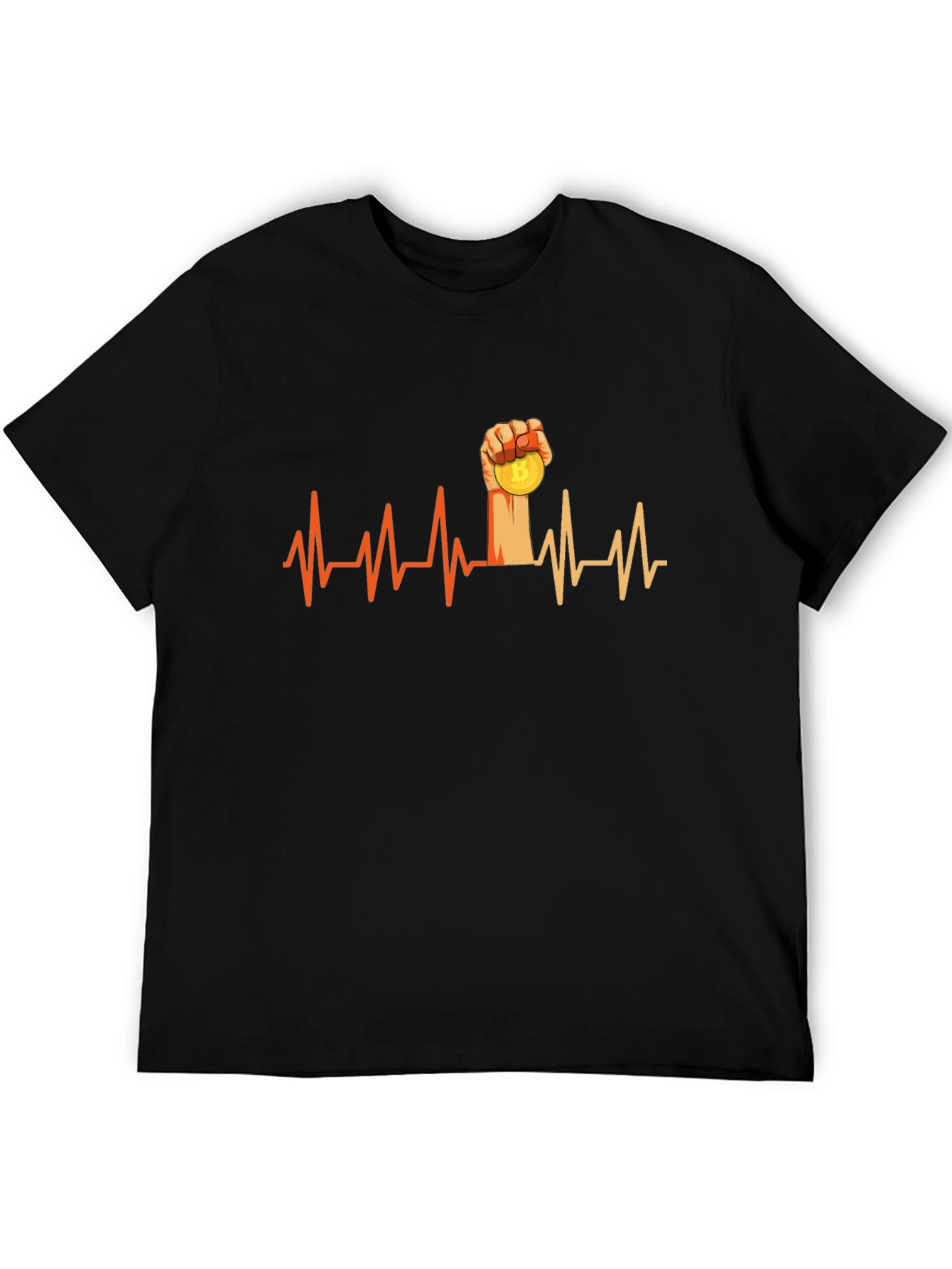 Bitcoin Heartbeat T-Shirt - Crypto Tee