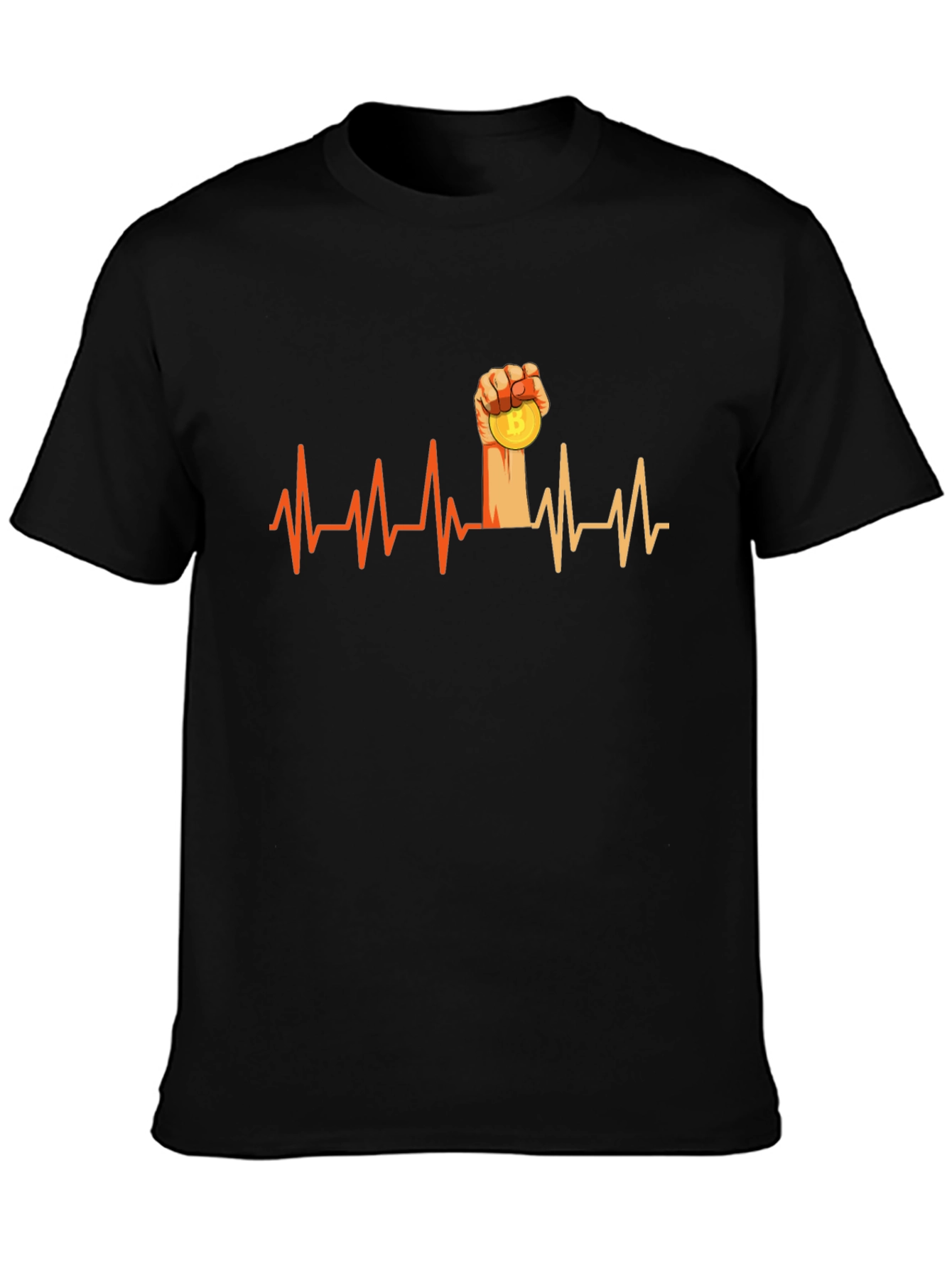 Bitcoin Heartbeat T-Shirt - Crypto Tee