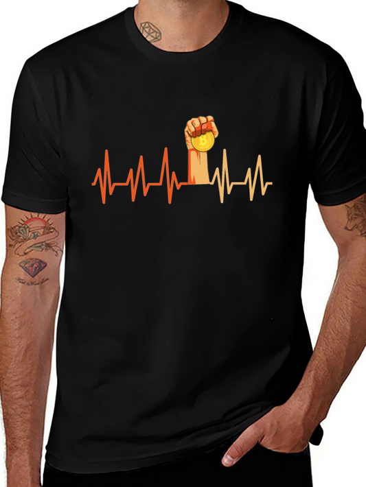 Bitcoin Heartbeat T-Shirt - Crypto Tee