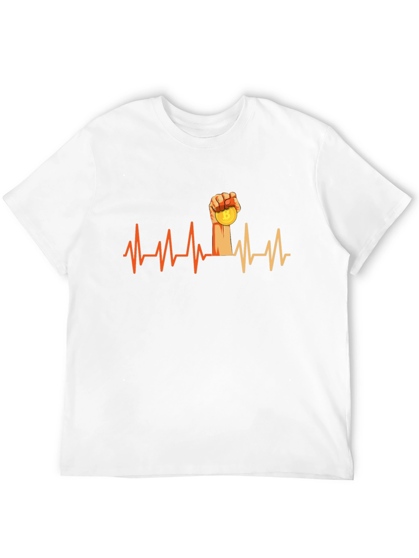 Bitcoin Heartbeat T-Shirt - Crypto Tee