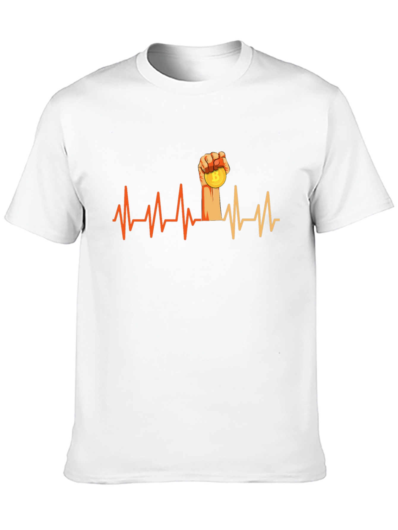 Bitcoin Heartbeat T-Shirt - Crypto Tee