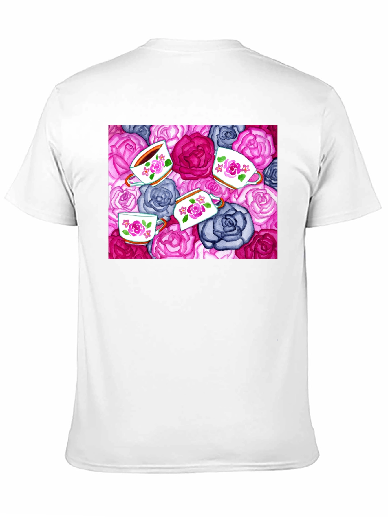 Floral Tea Cup T-Shirt