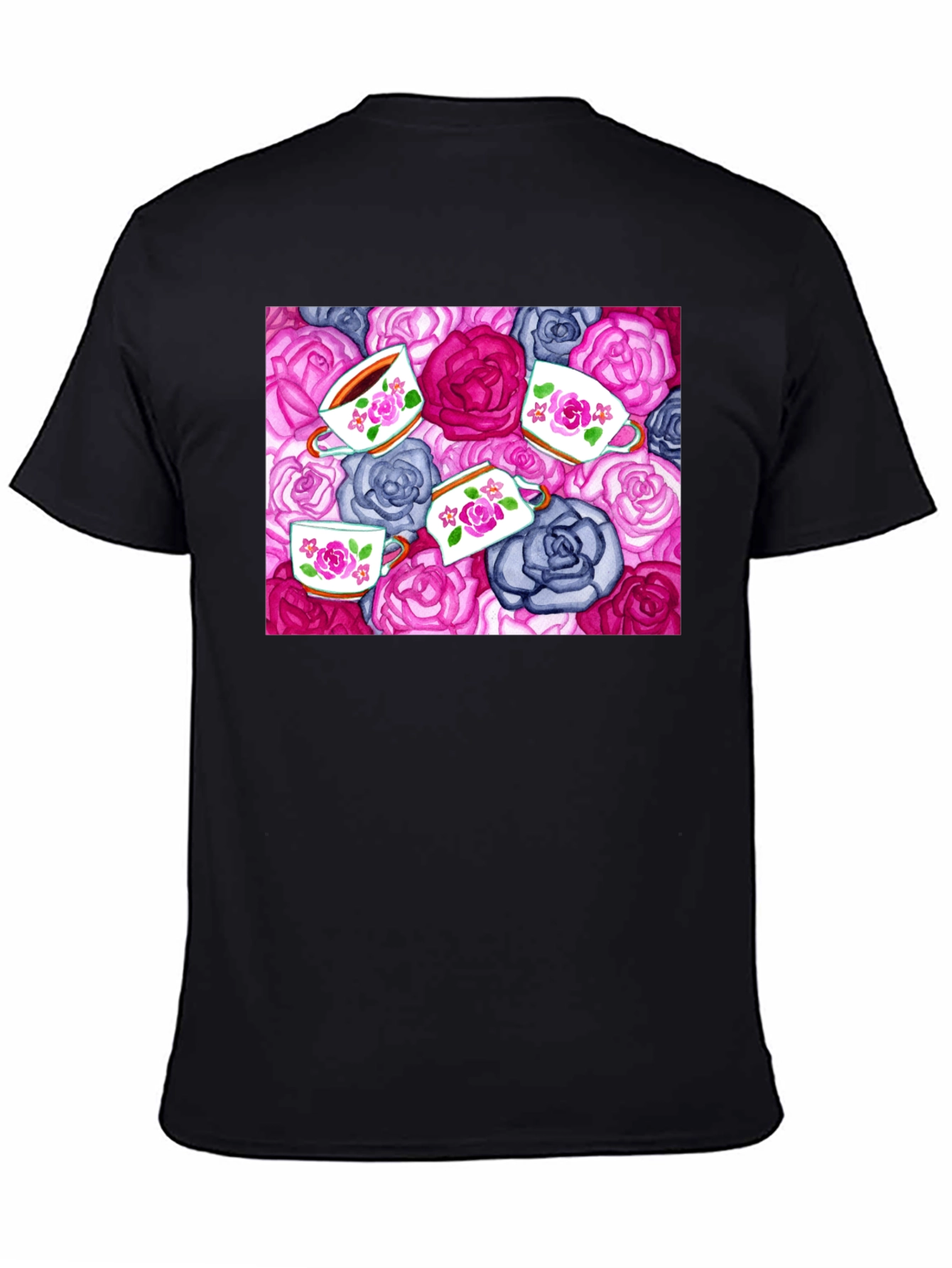 Floral Tea Cup T-Shirt