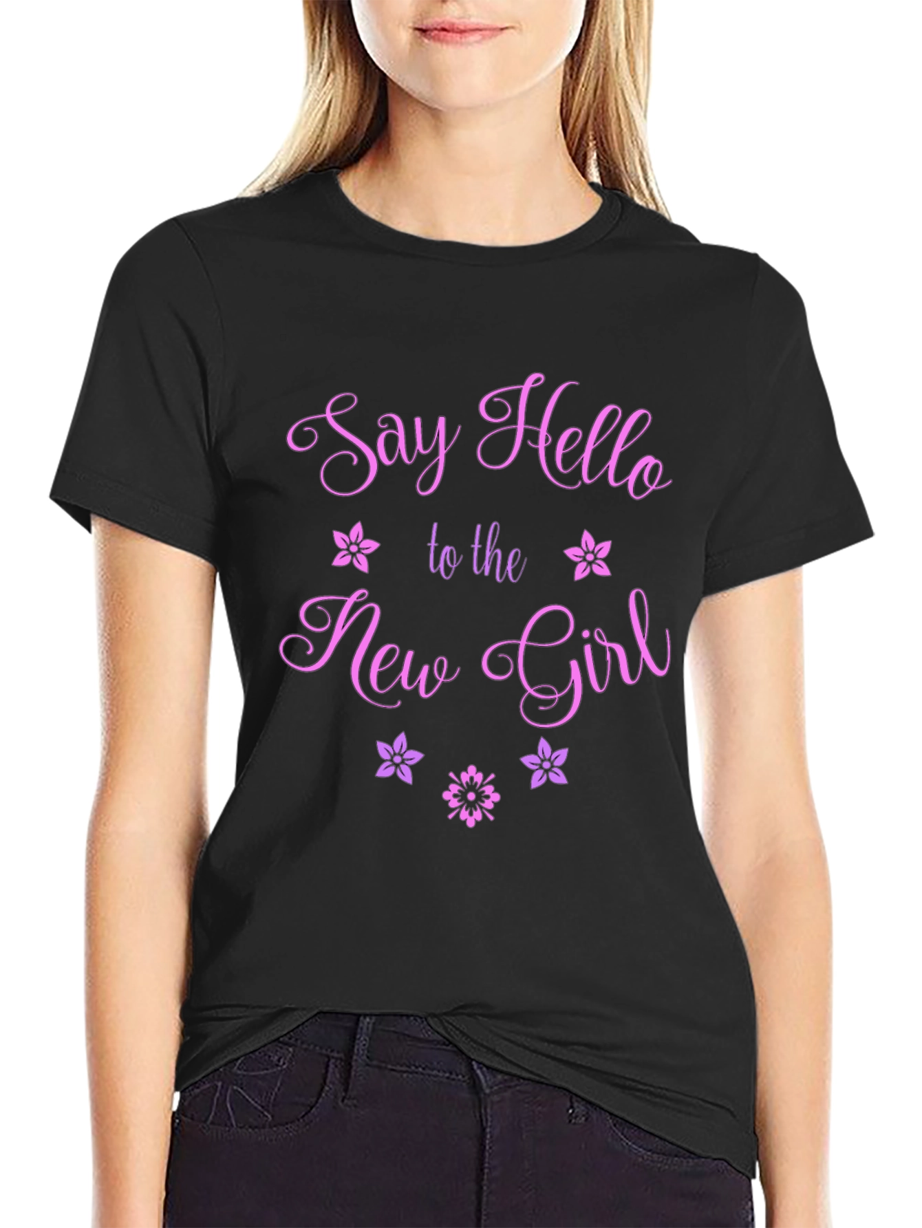 Say Hello to the New Girl Graphic Tee