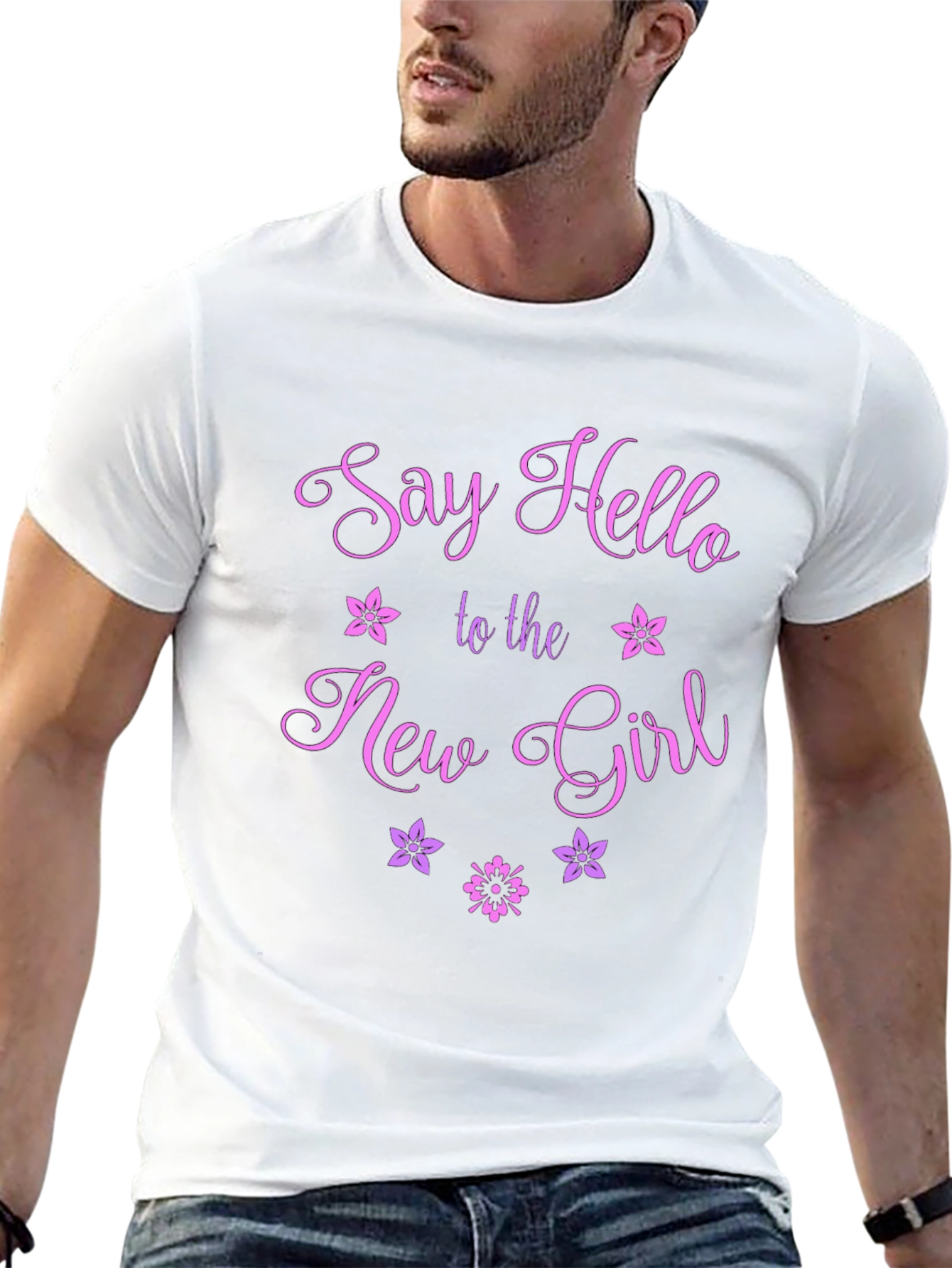 Say Hello to the New Girl Graphic Tee